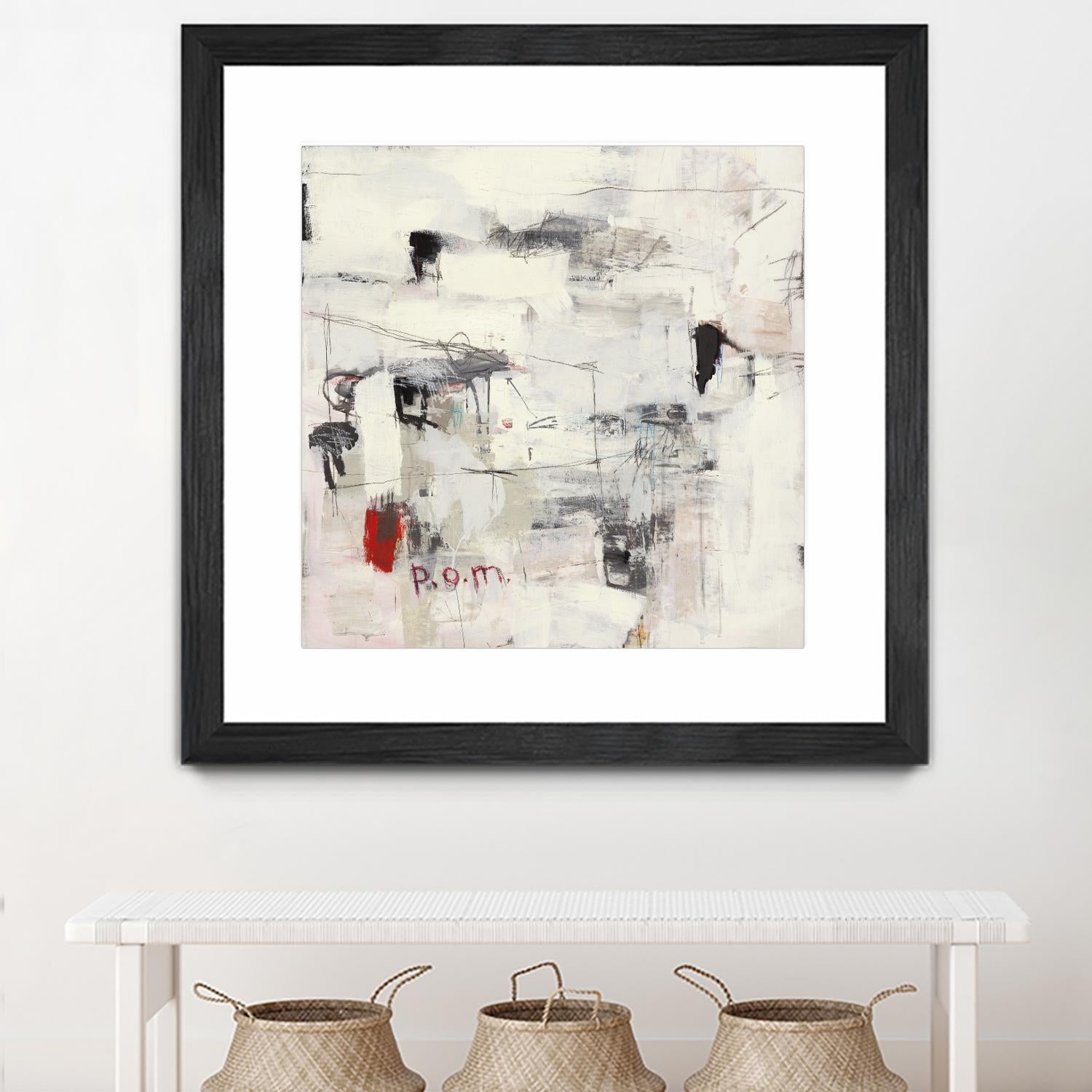 Piece Of Mind by Brent Foreman on GIANT ART - whites & creams abstract