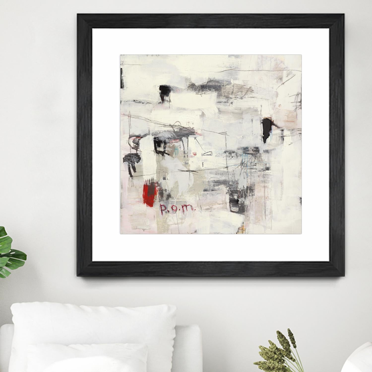 Piece Of Mind by Brent Foreman on GIANT ART - whites & creams abstract