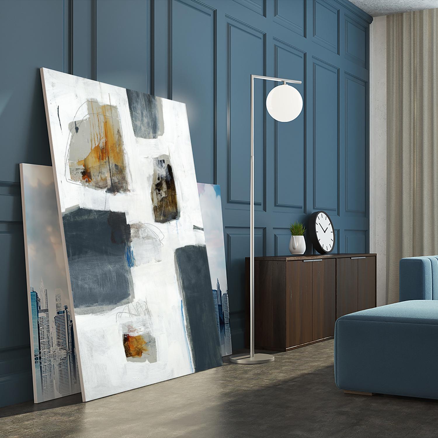 WATCH FROM THE WINDOW I by BRENT FOREMAN on GIANT ART - white abstract abstract