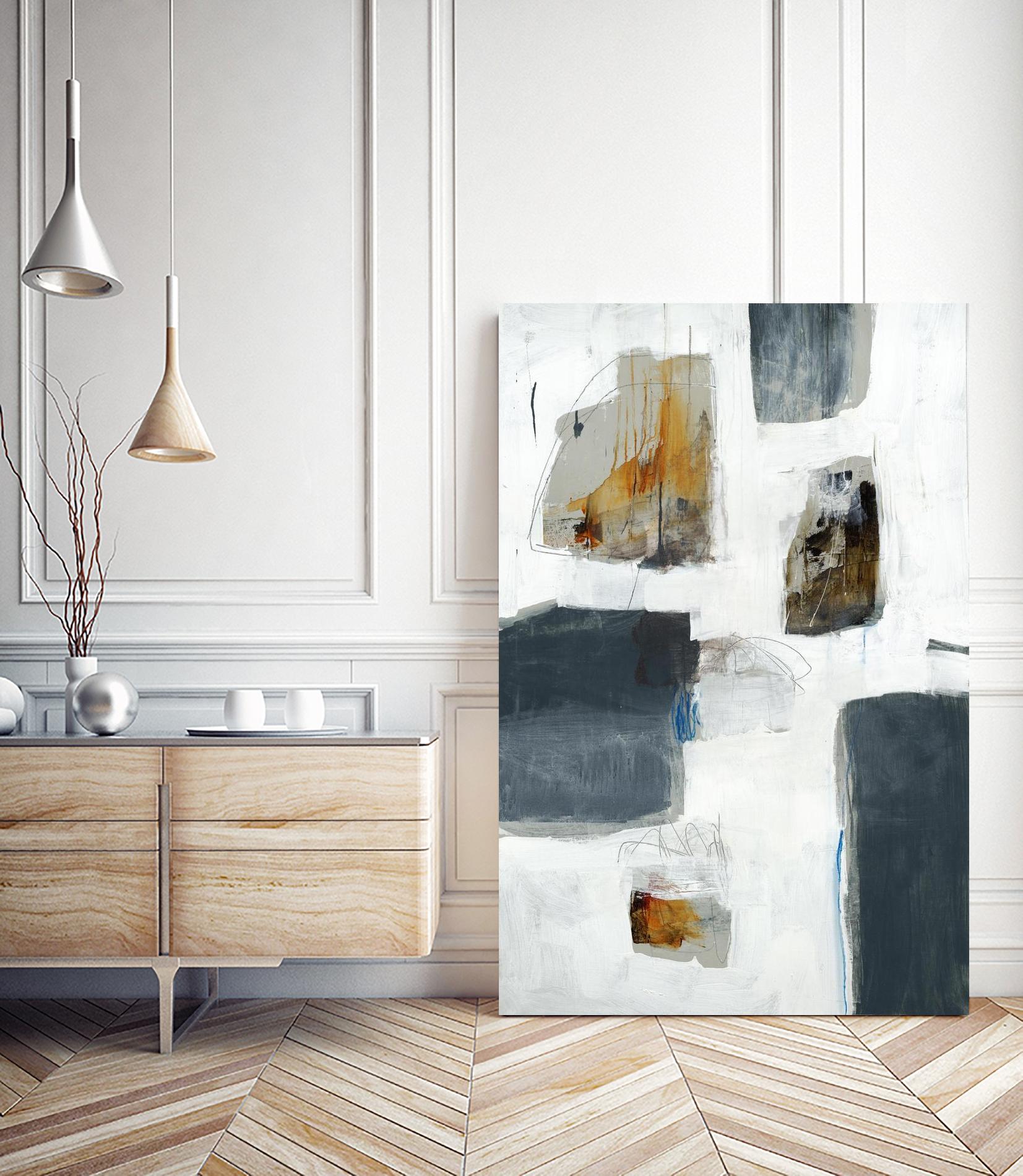 WATCH FROM THE WINDOW I by BRENT FOREMAN on GIANT ART - white abstract abstract