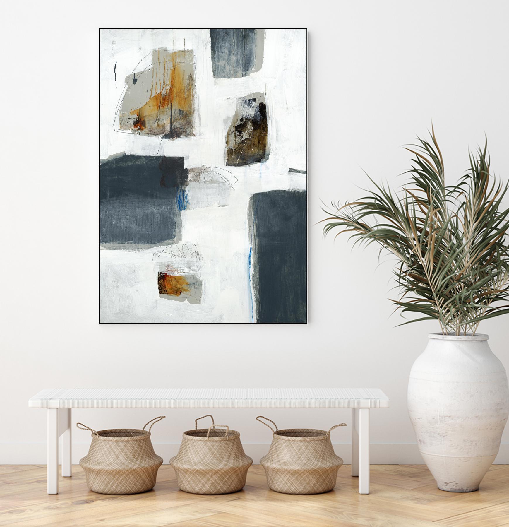 WATCH FROM THE WINDOW I by BRENT FOREMAN on GIANT ART - white abstract abstract