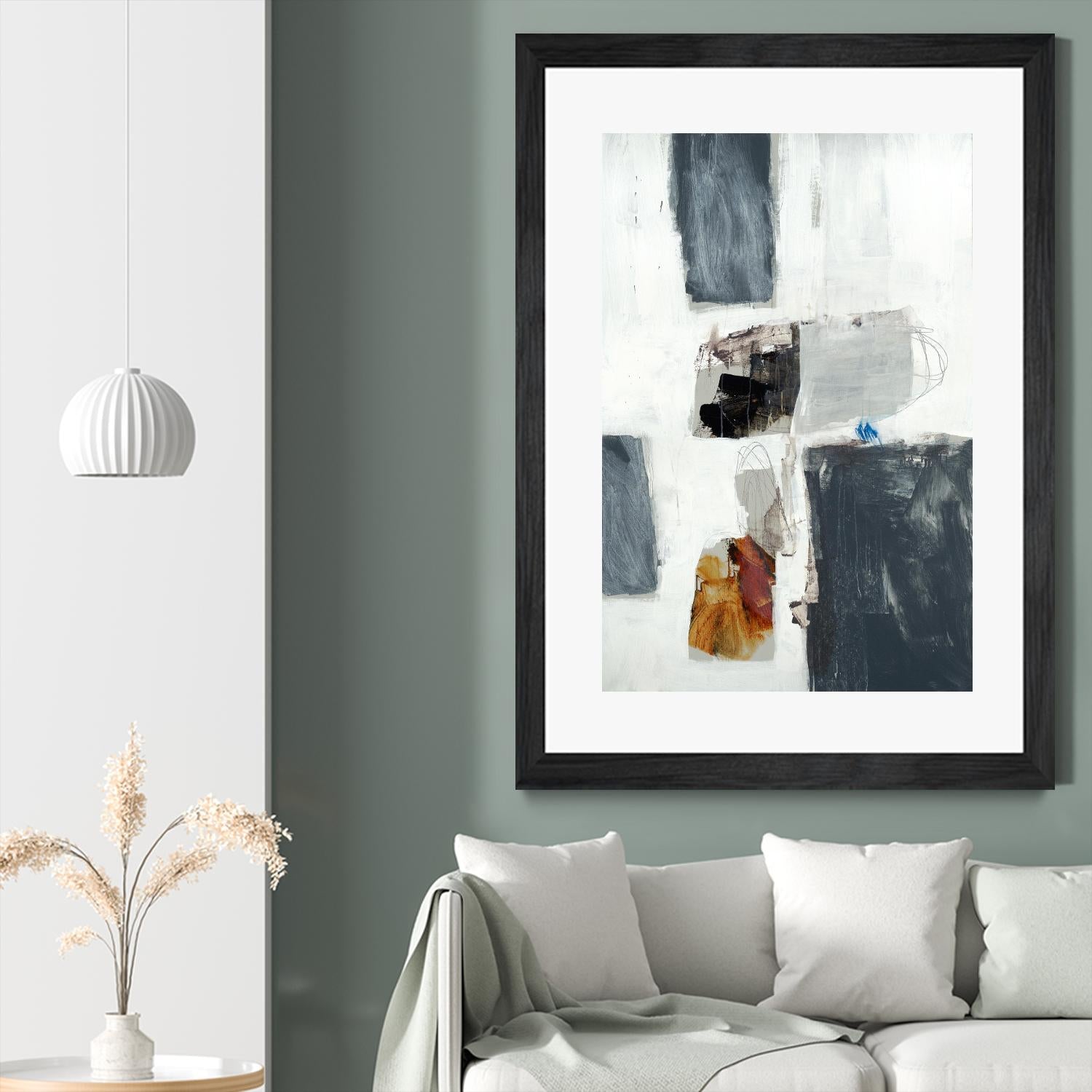 WATCH FROM THE WINDOW II by BRENT FOREMAN on GIANT ART - white abstract abstract