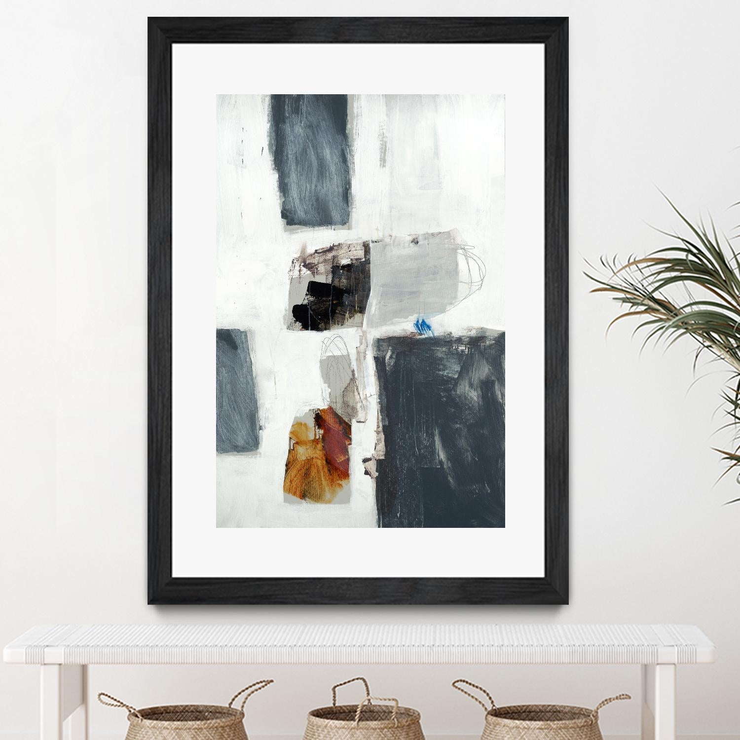 WATCH FROM THE WINDOW II by BRENT FOREMAN on GIANT ART - white abstract abstract