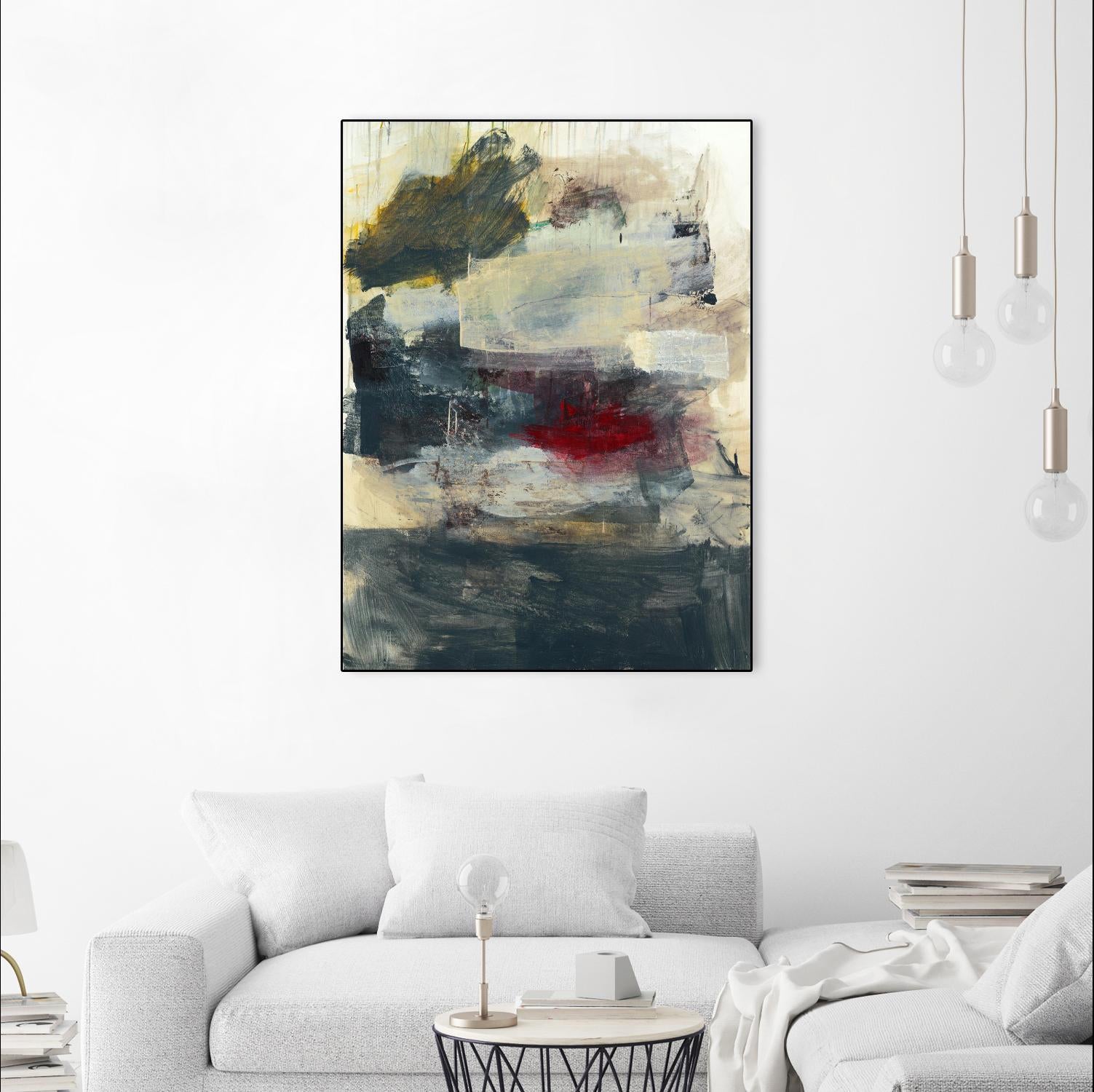 STRANGE & BEAUTIFUL I by BRENT FOREMAN on GIANT ART - tan abstract abstract