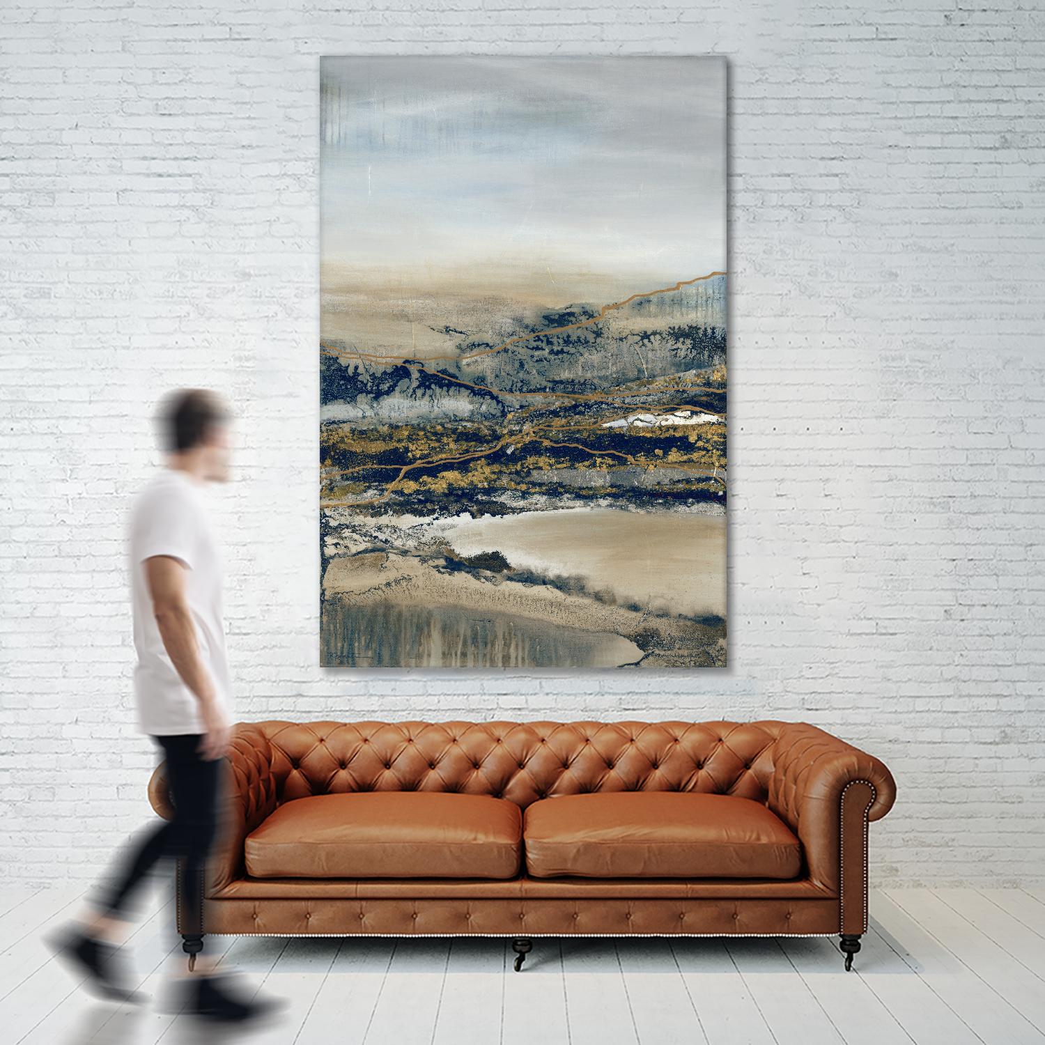 Annual Journey by Ruth Fromstein on GIANT ART - browns abstracted landscapes