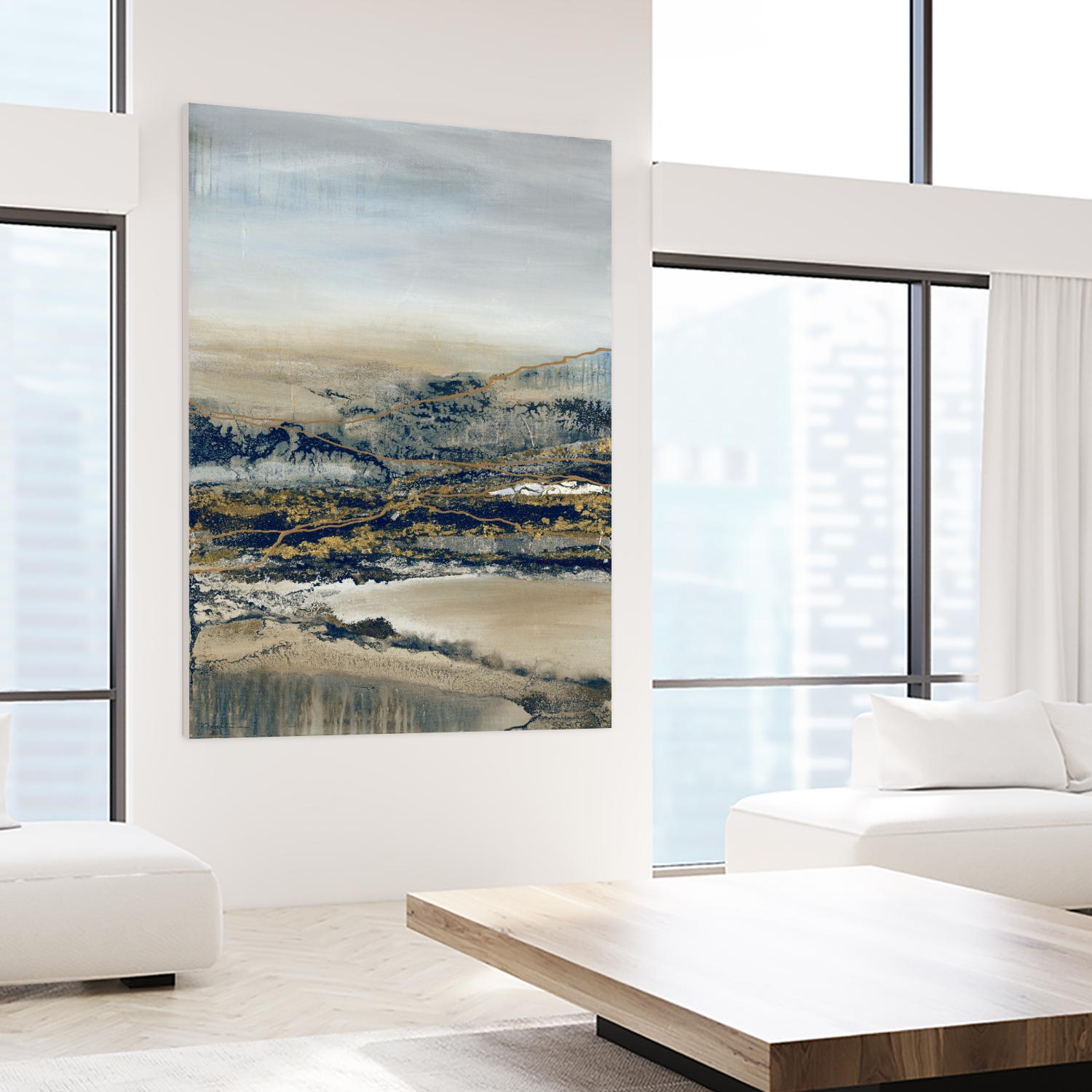 Annual Journey by Ruth Fromstein on GIANT ART - browns abstracted landscapes