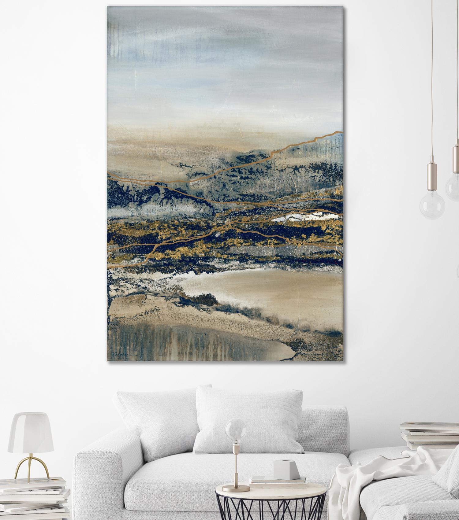 Annual Journey by Ruth Fromstein on GIANT ART - browns abstracted landscapes