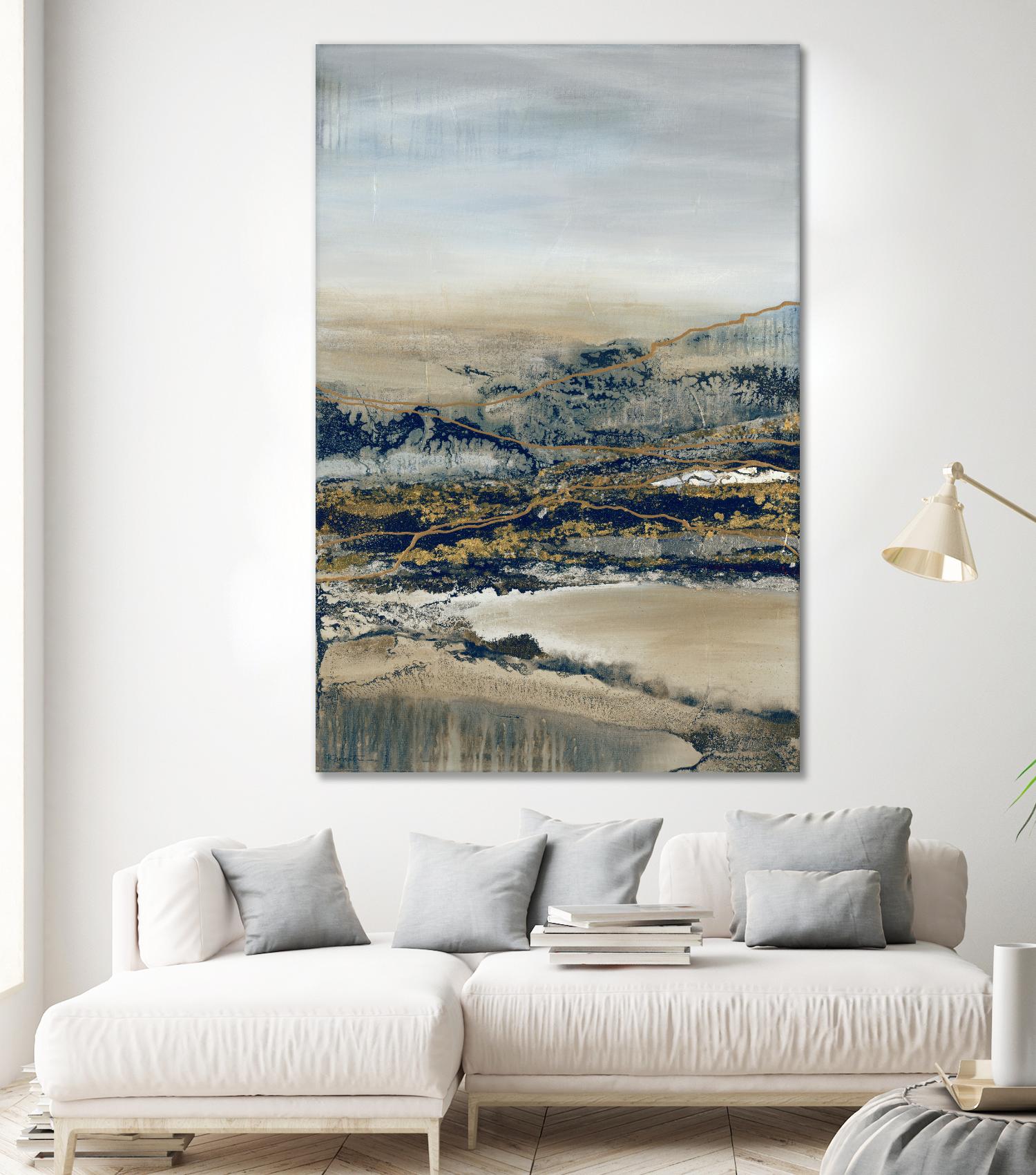 Annual Journey by Ruth Fromstein on GIANT ART - browns abstracted landscapes