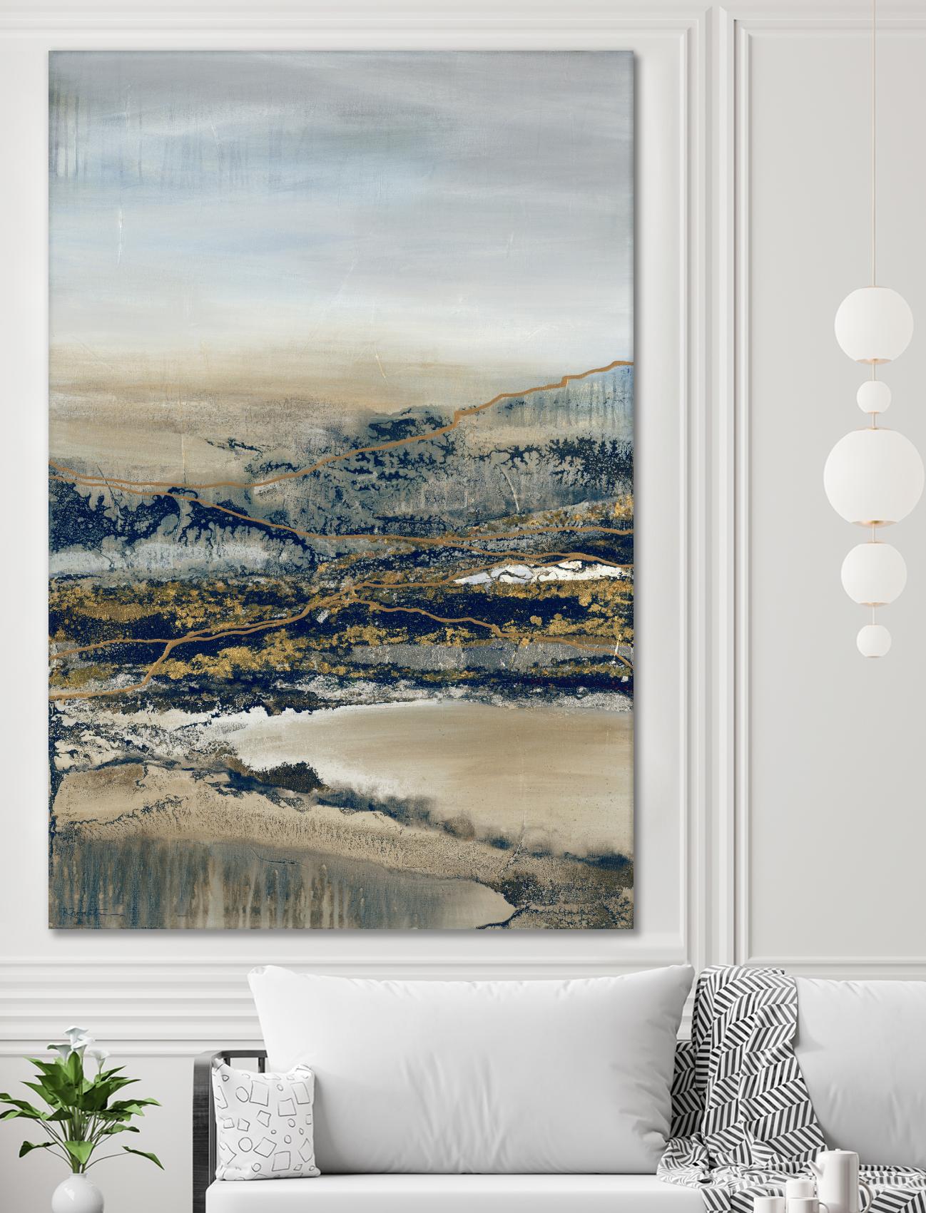 Annual Journey by Ruth Fromstein on GIANT ART - browns abstracted landscapes