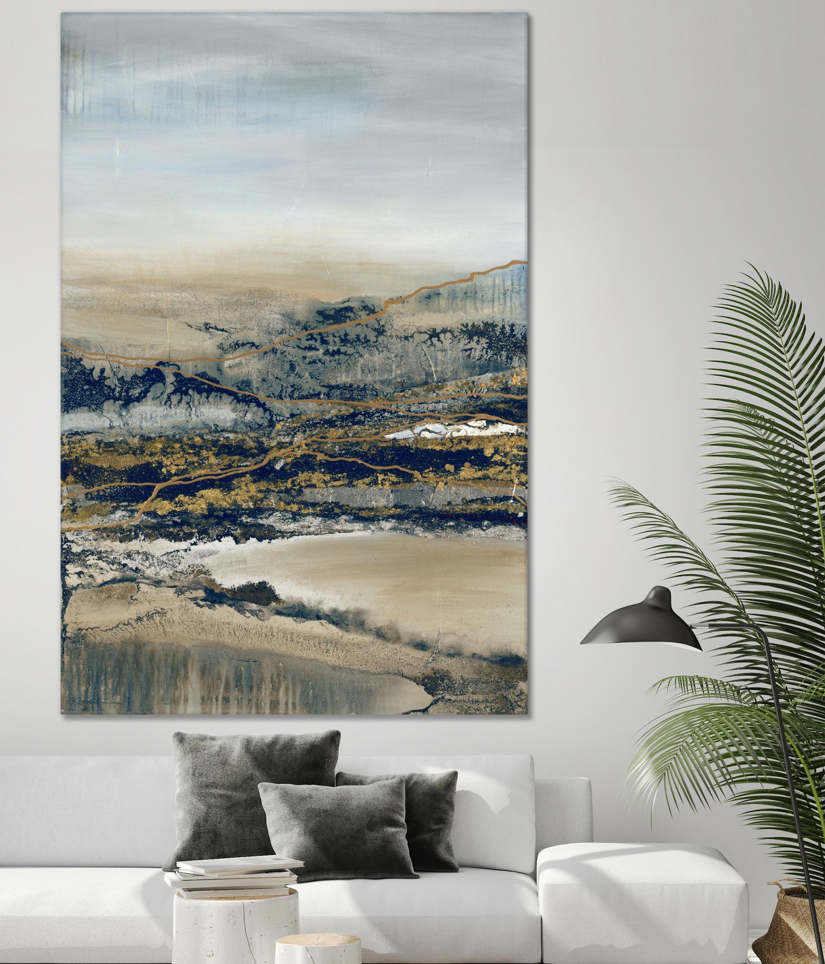 Annual Journey by Ruth Fromstein on GIANT ART - browns abstracted landscapes