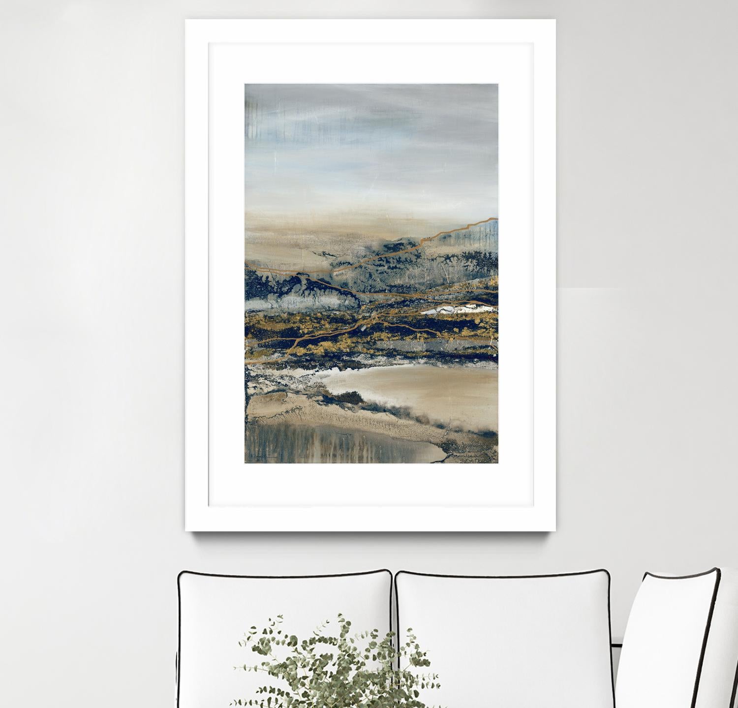 Annual Journey by Ruth Fromstein on GIANT ART - browns abstracted landscapes