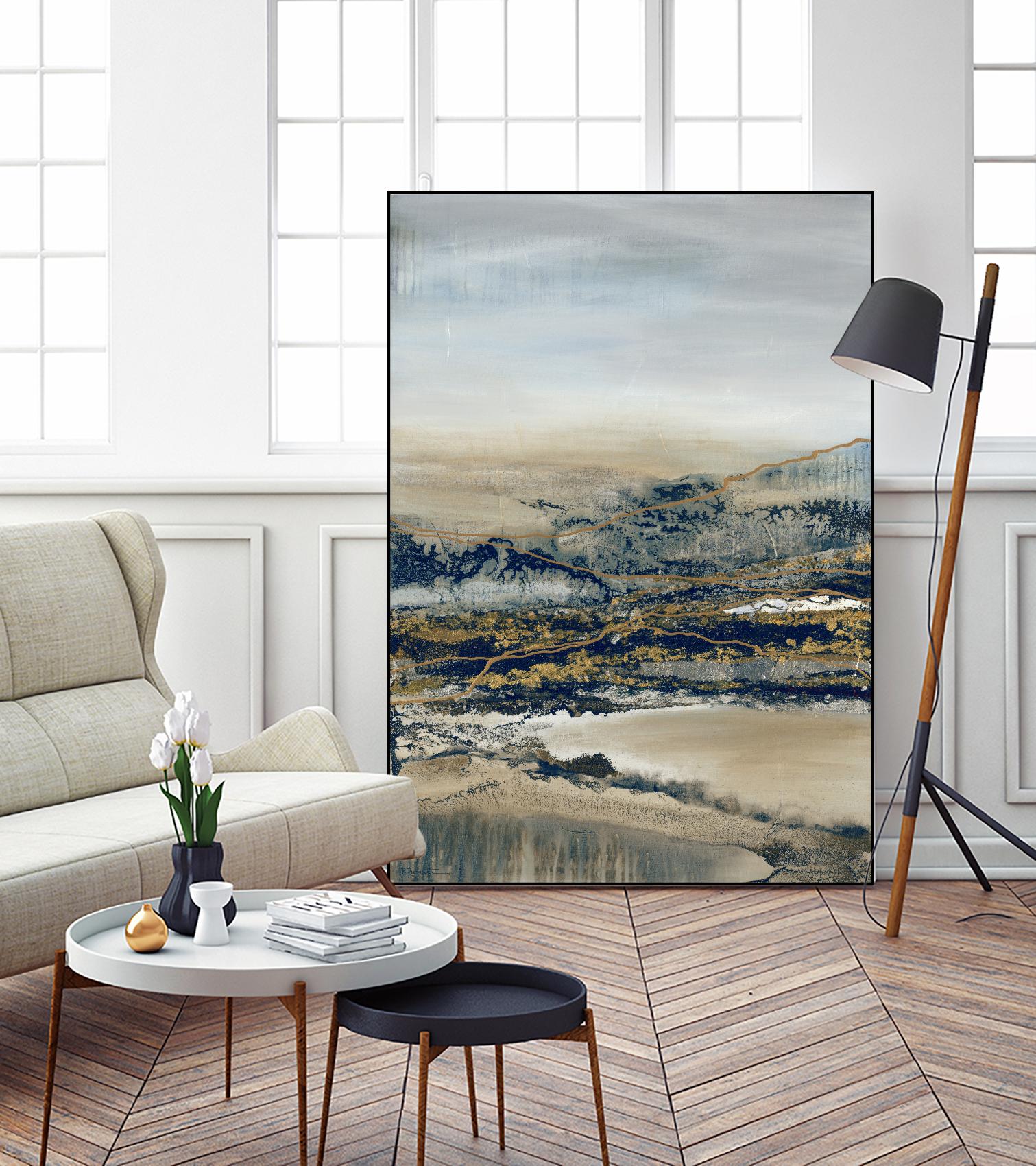 Annual Journey by Ruth Fromstein on GIANT ART - browns abstracted landscapes