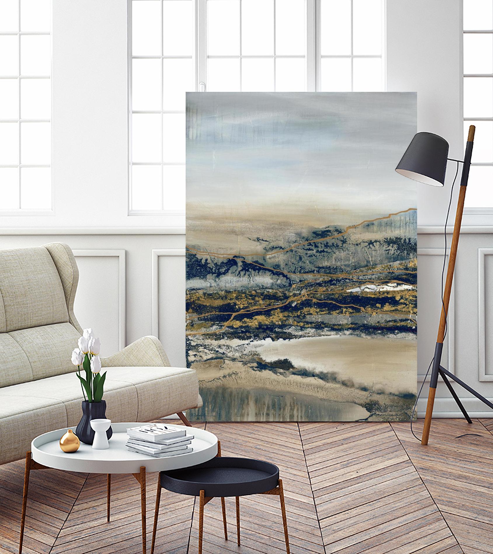 Annual Journey by Ruth Fromstein on GIANT ART - browns abstracted landscapes