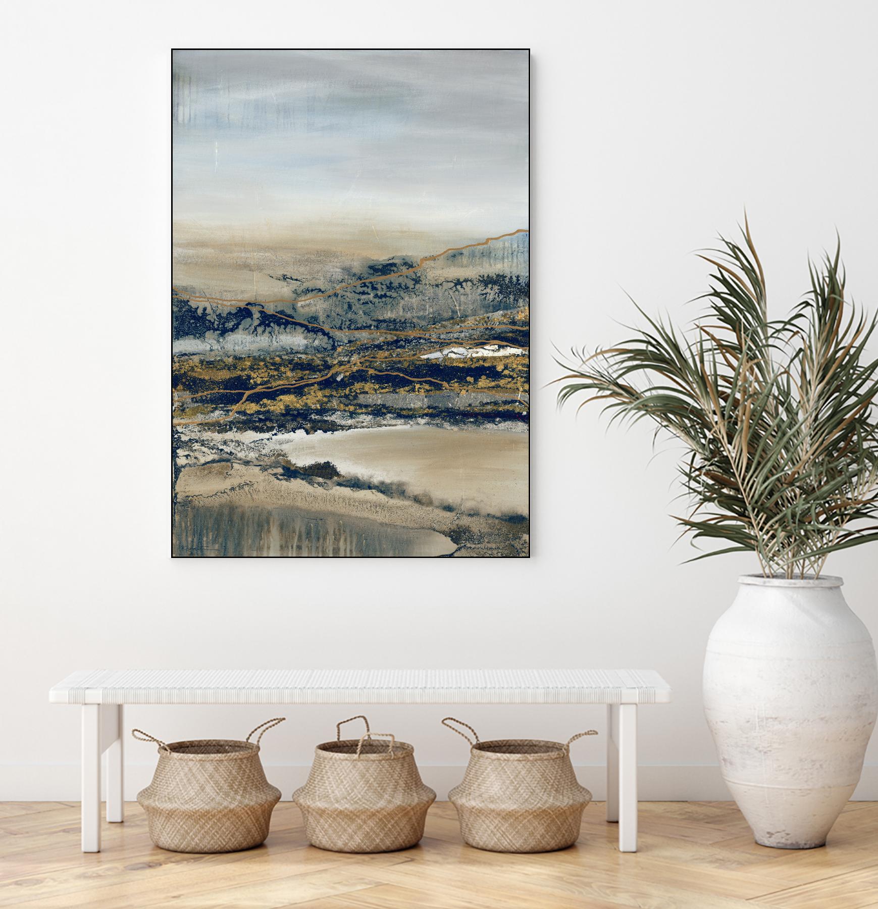 Annual Journey by Ruth Fromstein on GIANT ART - browns abstracted landscapes