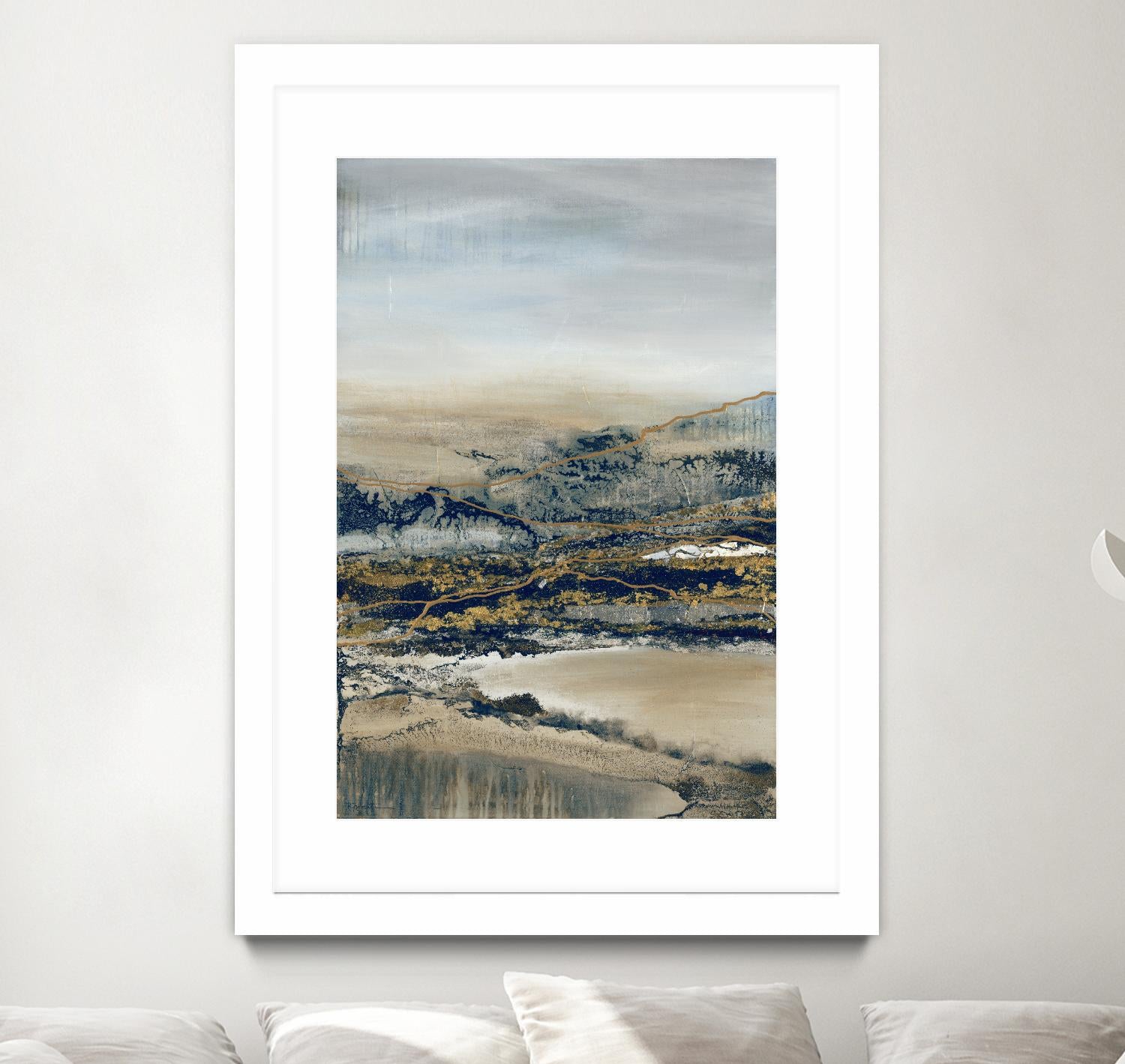 Annual Journey by Ruth Fromstein on GIANT ART - browns abstracted landscapes