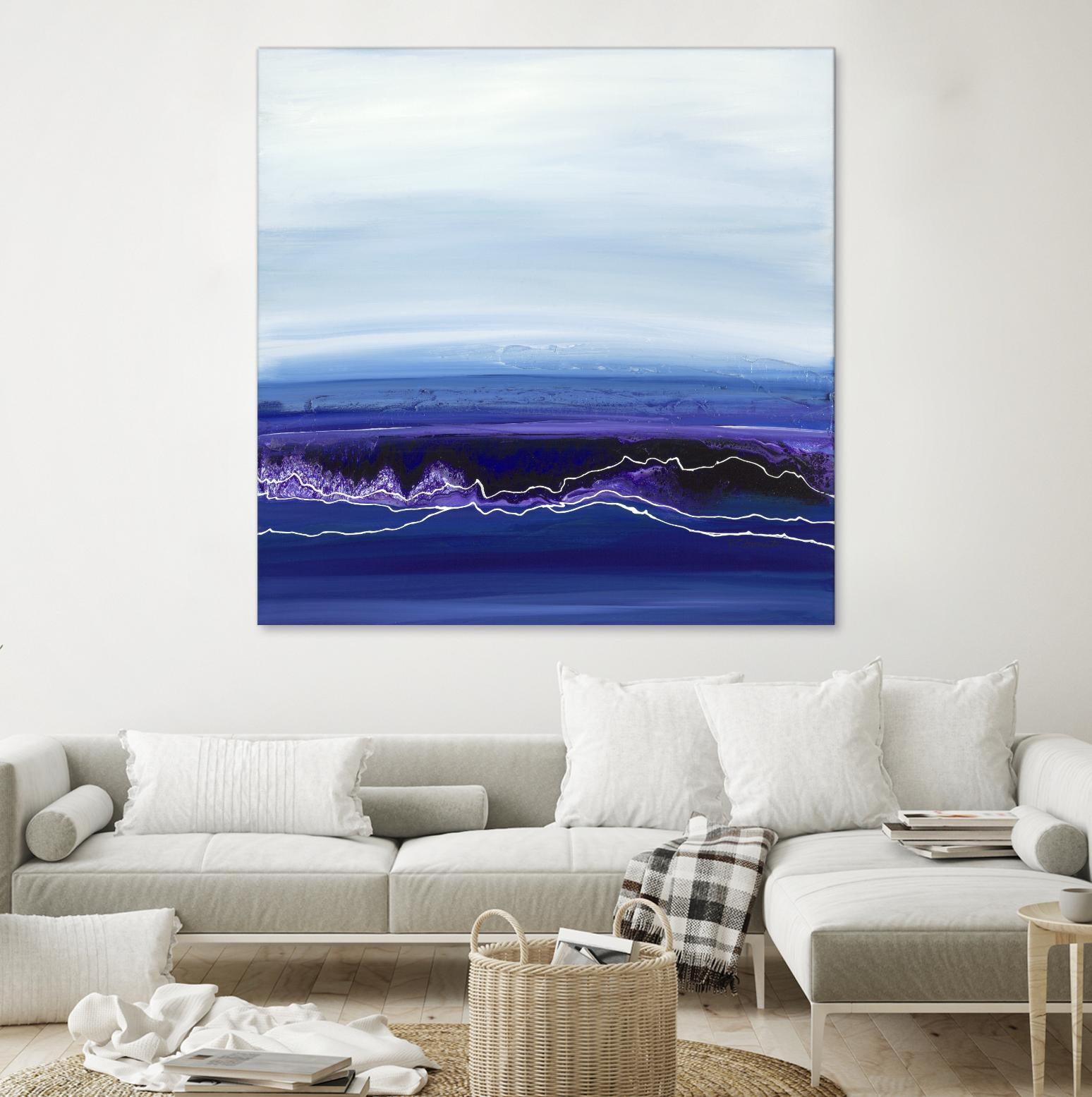 Blue Rendezvous by Ruth Fromstein on GIANT ART - blues abstract