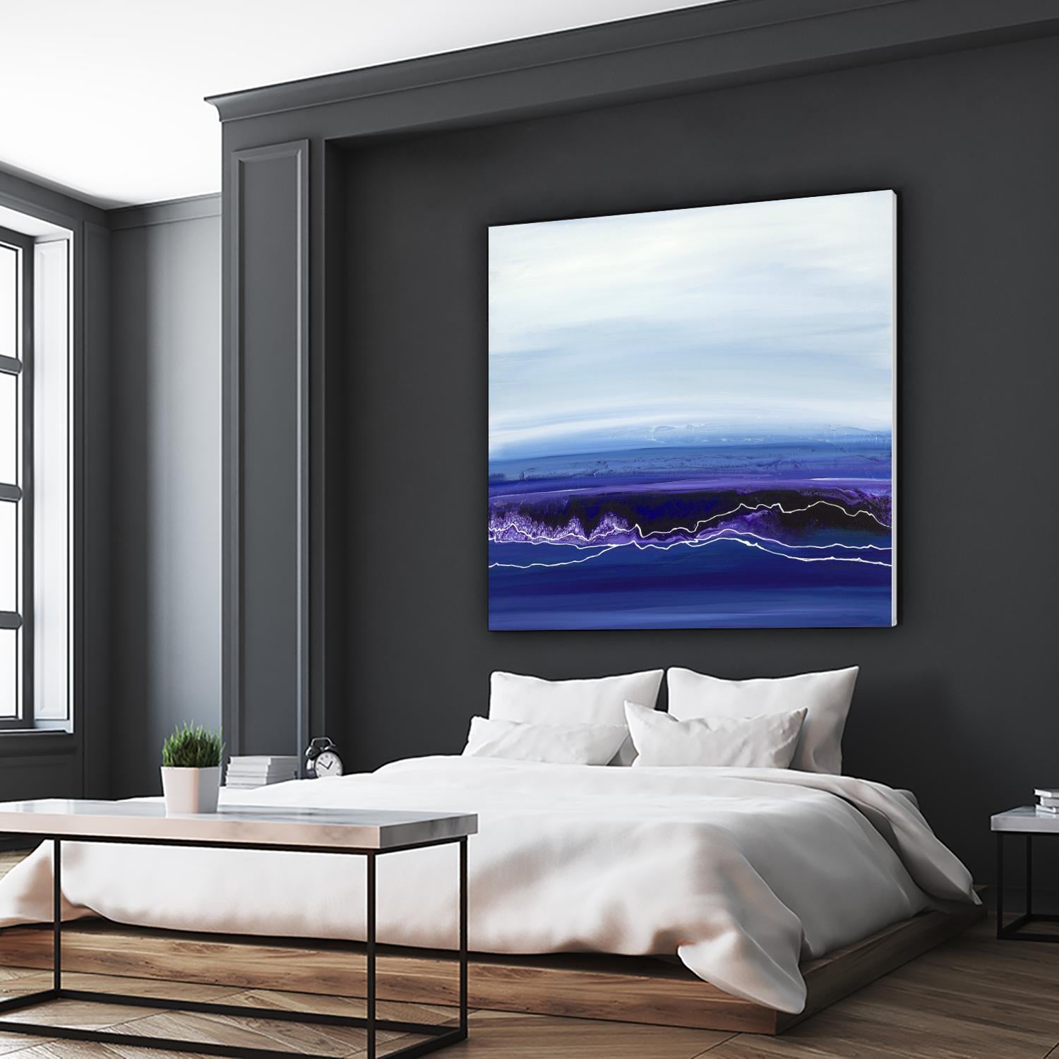 Blue Rendezvous by Ruth Fromstein on GIANT ART - blues abstract