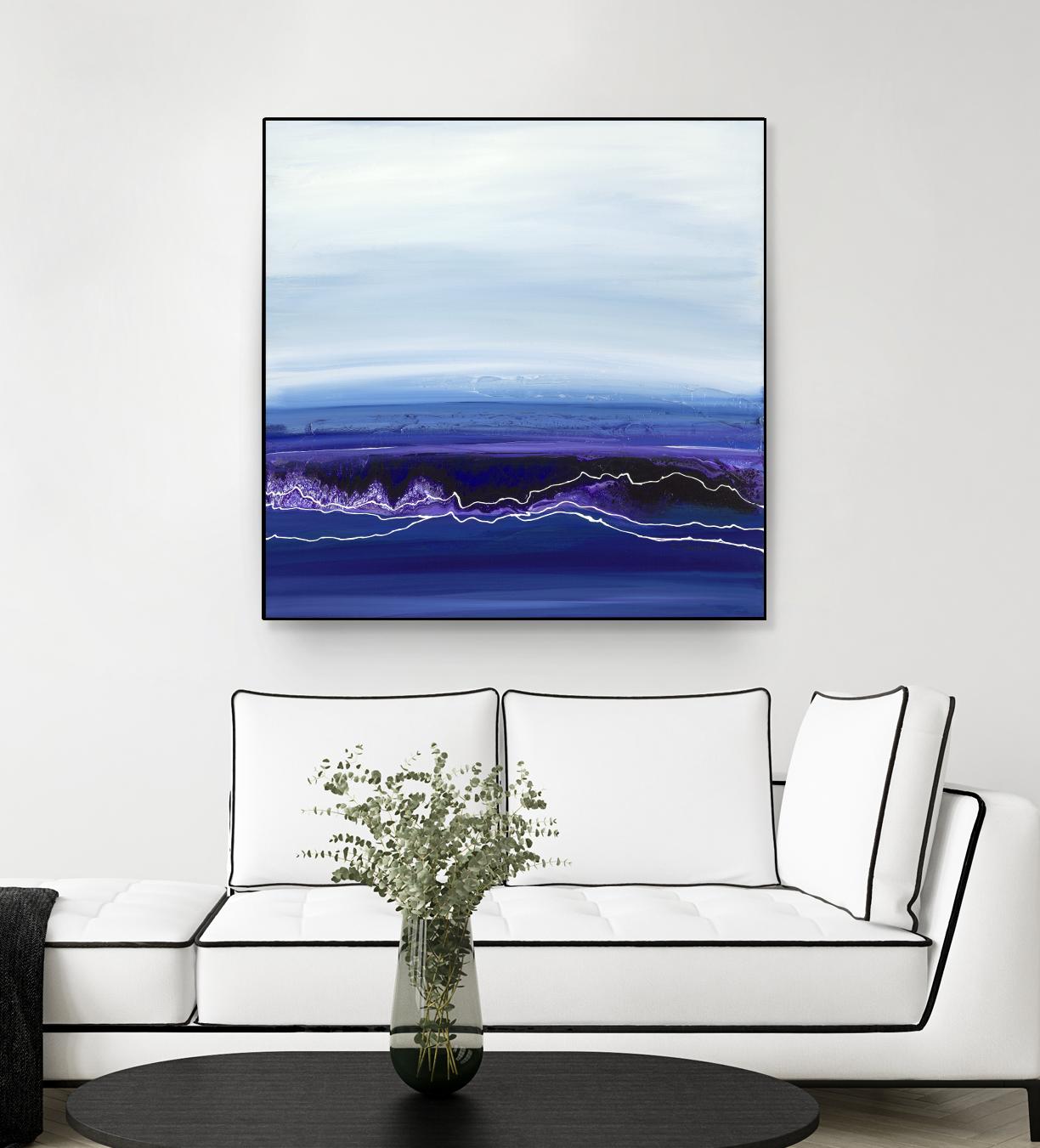 Blue Rendezvous by Ruth Fromstein on GIANT ART - blues abstract