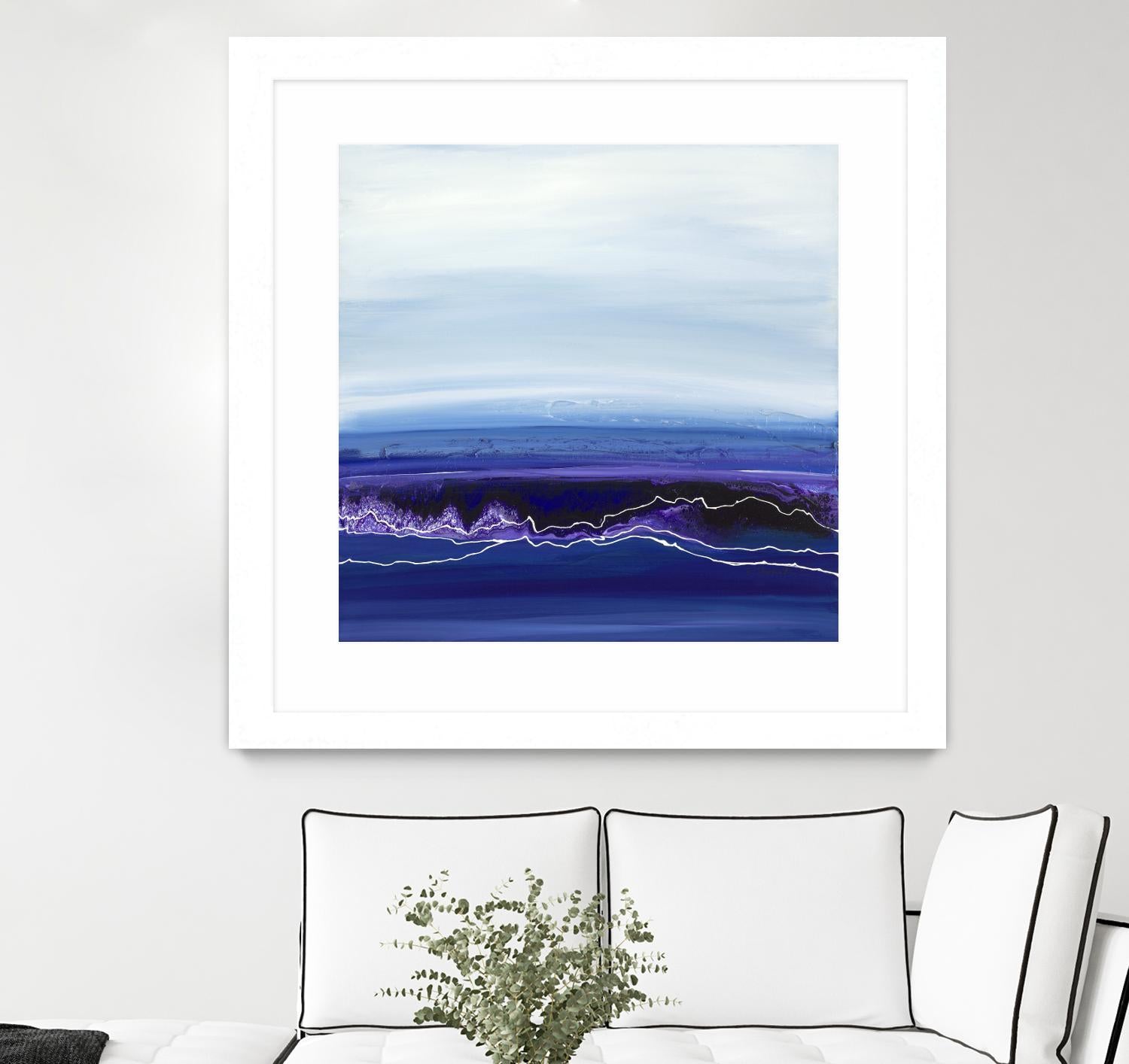 Blue Rendezvous by Ruth Fromstein on GIANT ART - blues abstract