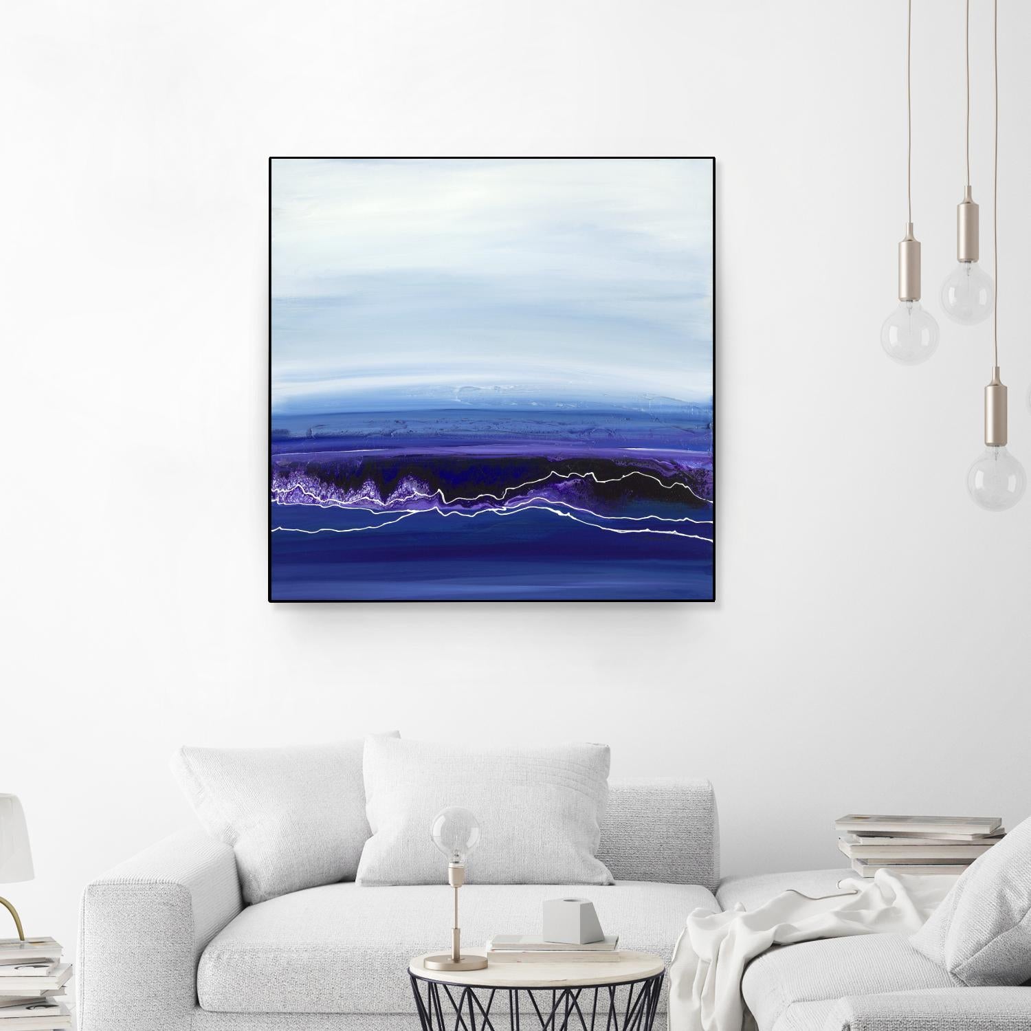 Blue Rendezvous by Ruth Fromstein on GIANT ART - blues abstract