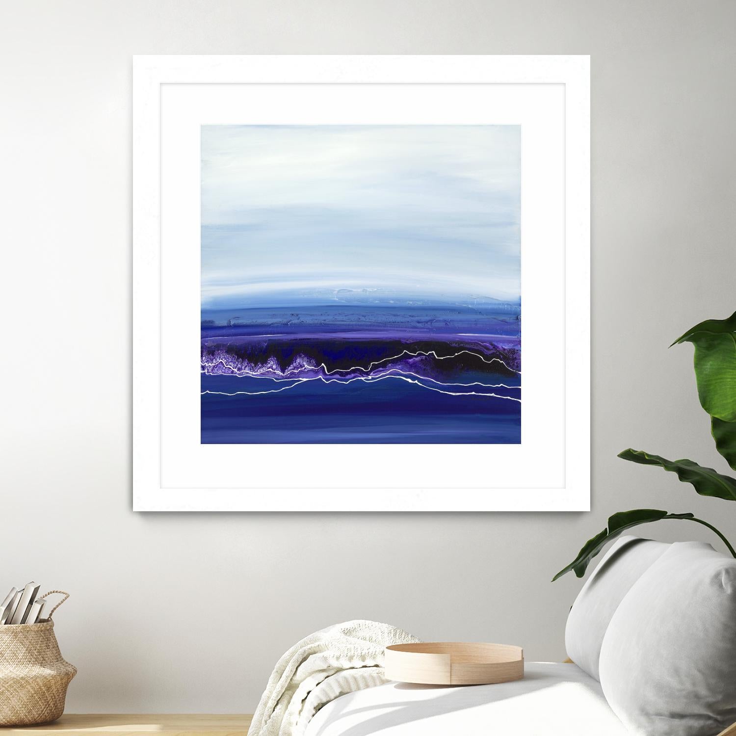 Blue Rendezvous by Ruth Fromstein on GIANT ART - blues abstract