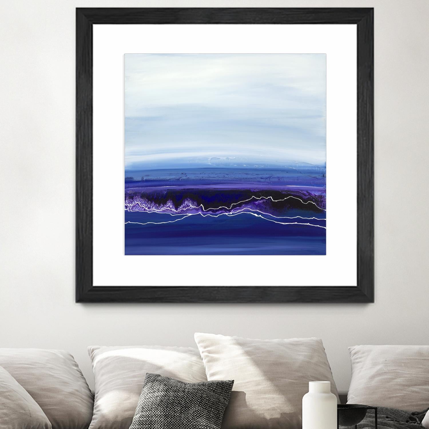 Blue Rendezvous by Ruth Fromstein on GIANT ART - blues abstract