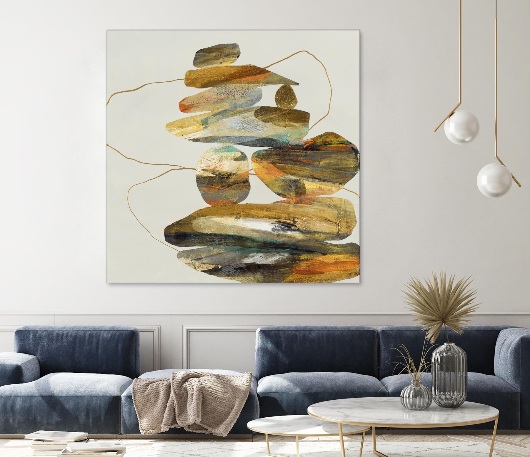 Standing Tall by Ruth Fromstein on GIANT ART - oranges organic shapes