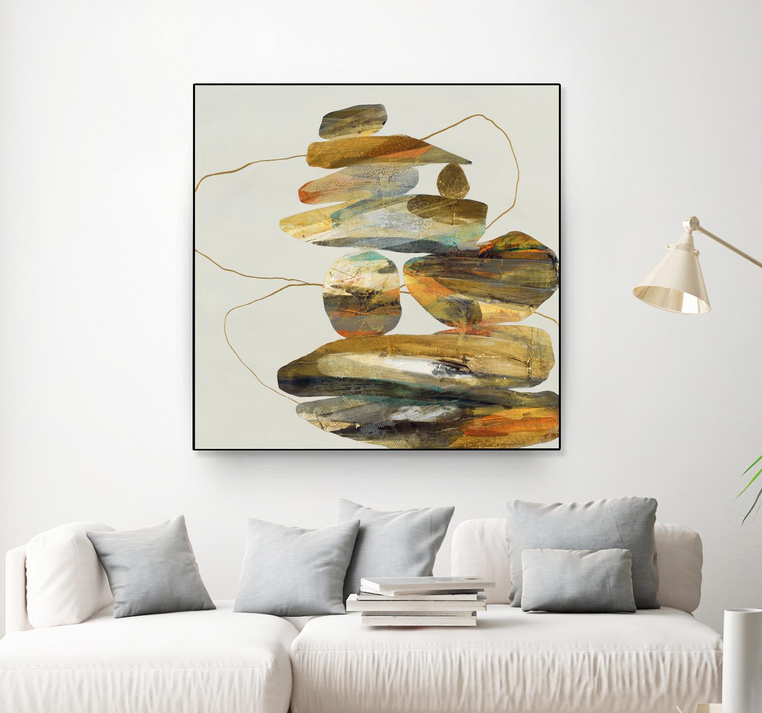 Standing Tall by Ruth Fromstein on GIANT ART - oranges organic shapes