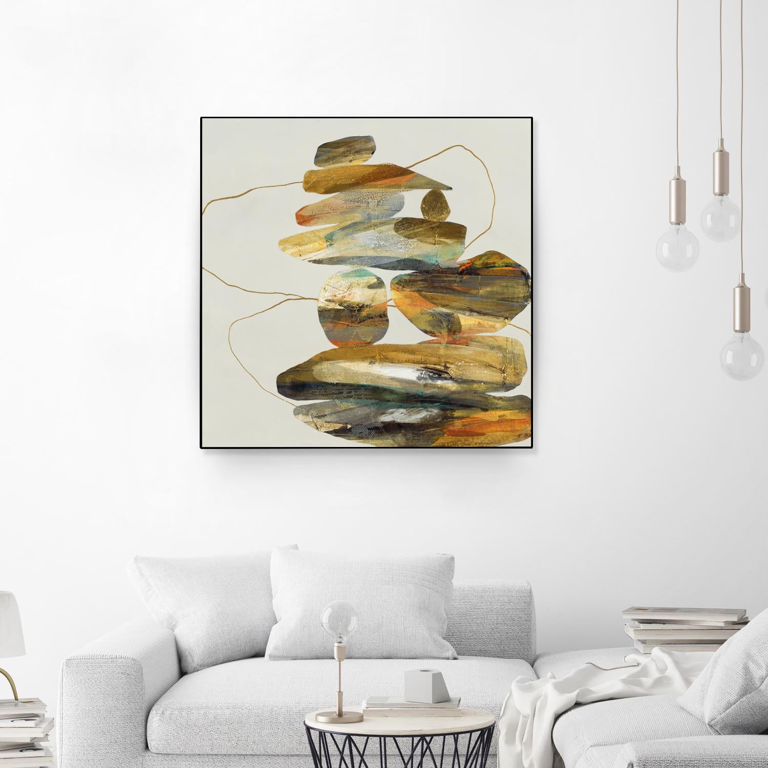 Standing Tall by Ruth Fromstein on GIANT ART - oranges organic shapes