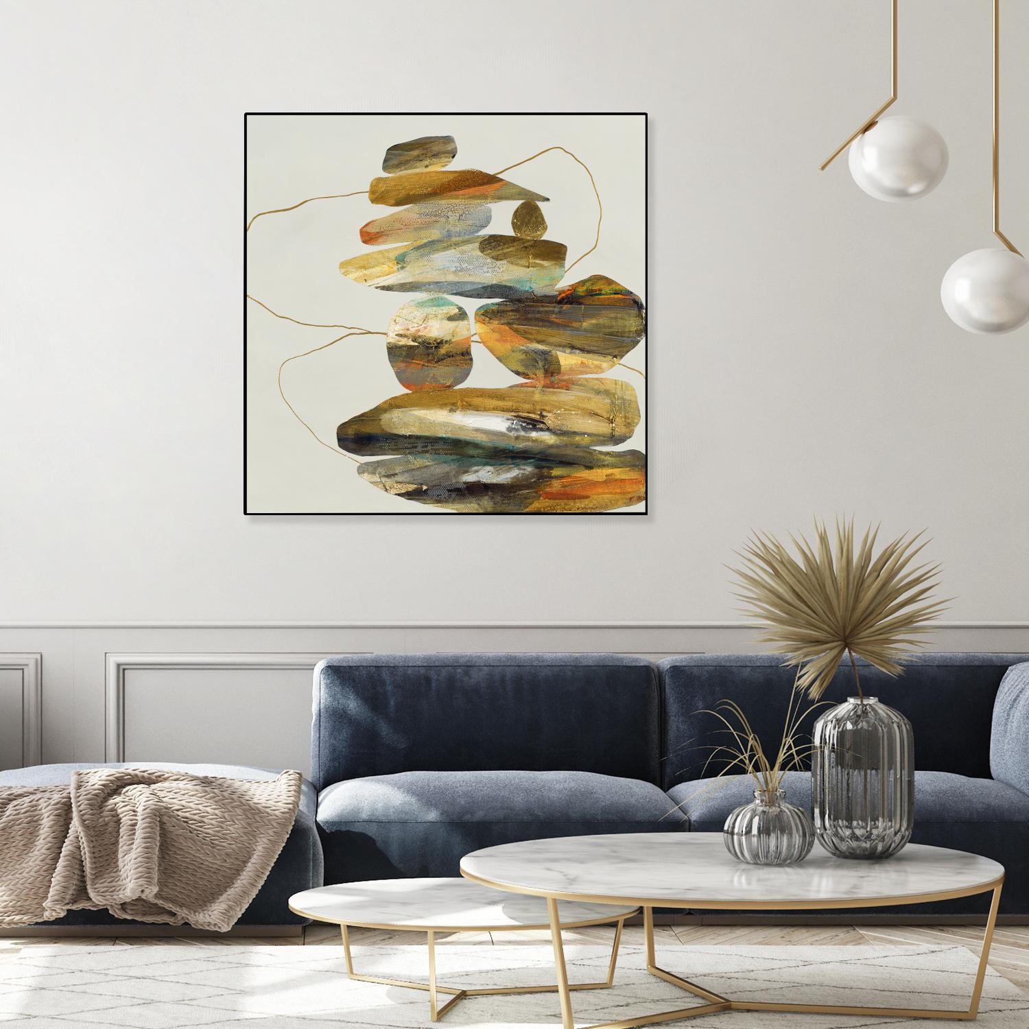 Standing Tall by Ruth Fromstein on GIANT ART - oranges organic shapes