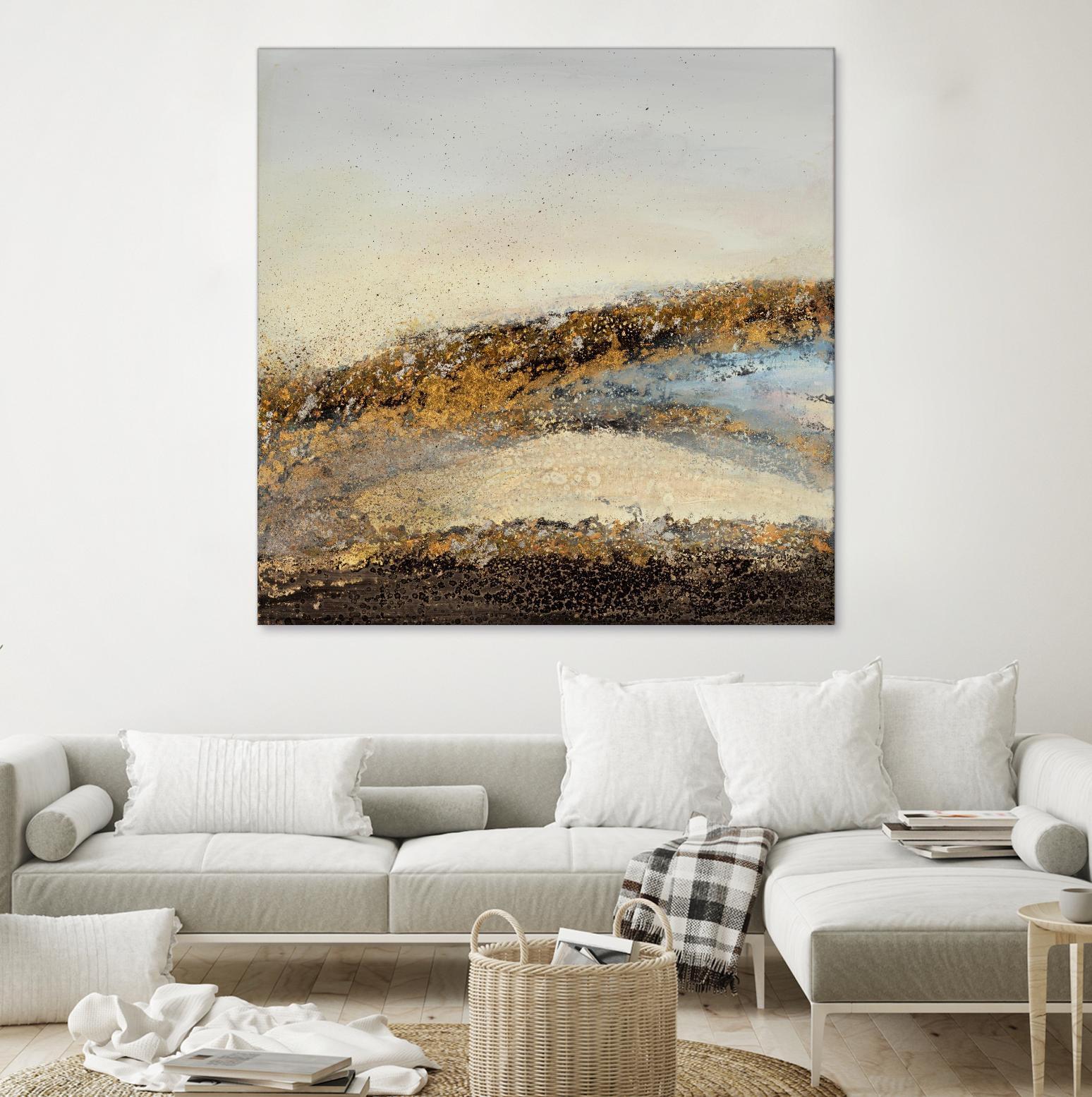 Off Road Adventure by Ruth Fromstein on GIANT ART - metallics abstract landscape abstract landscapes