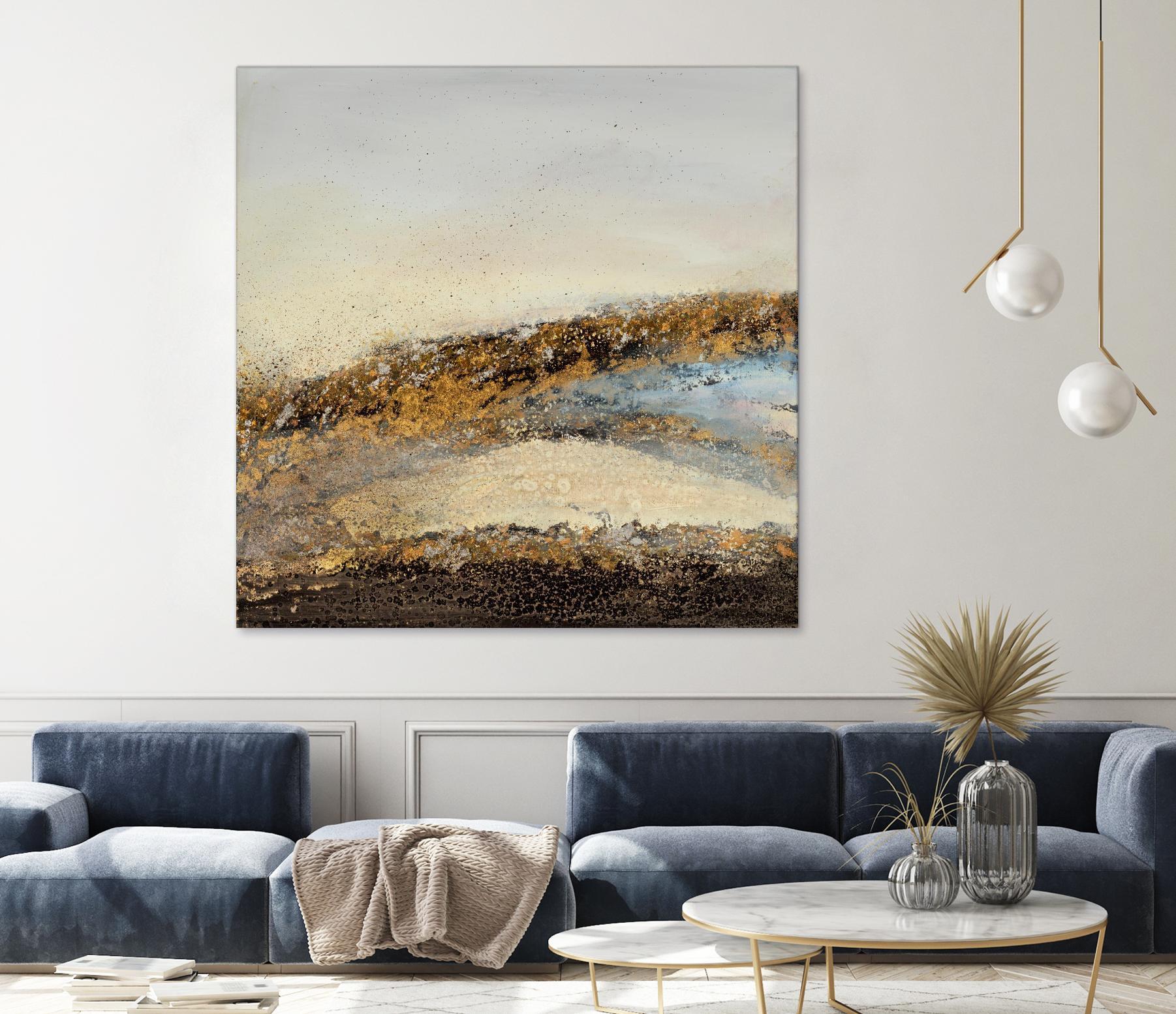 Off Road Adventure by Ruth Fromstein on GIANT ART - metallics abstract landscape abstract landscapes