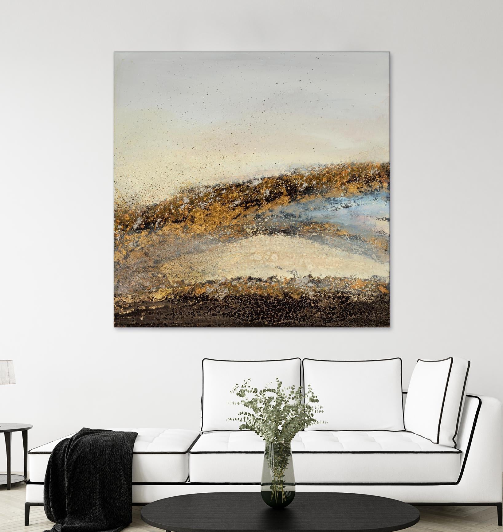 Off Road Adventure by Ruth Fromstein on GIANT ART - metallics abstract landscape abstract landscapes