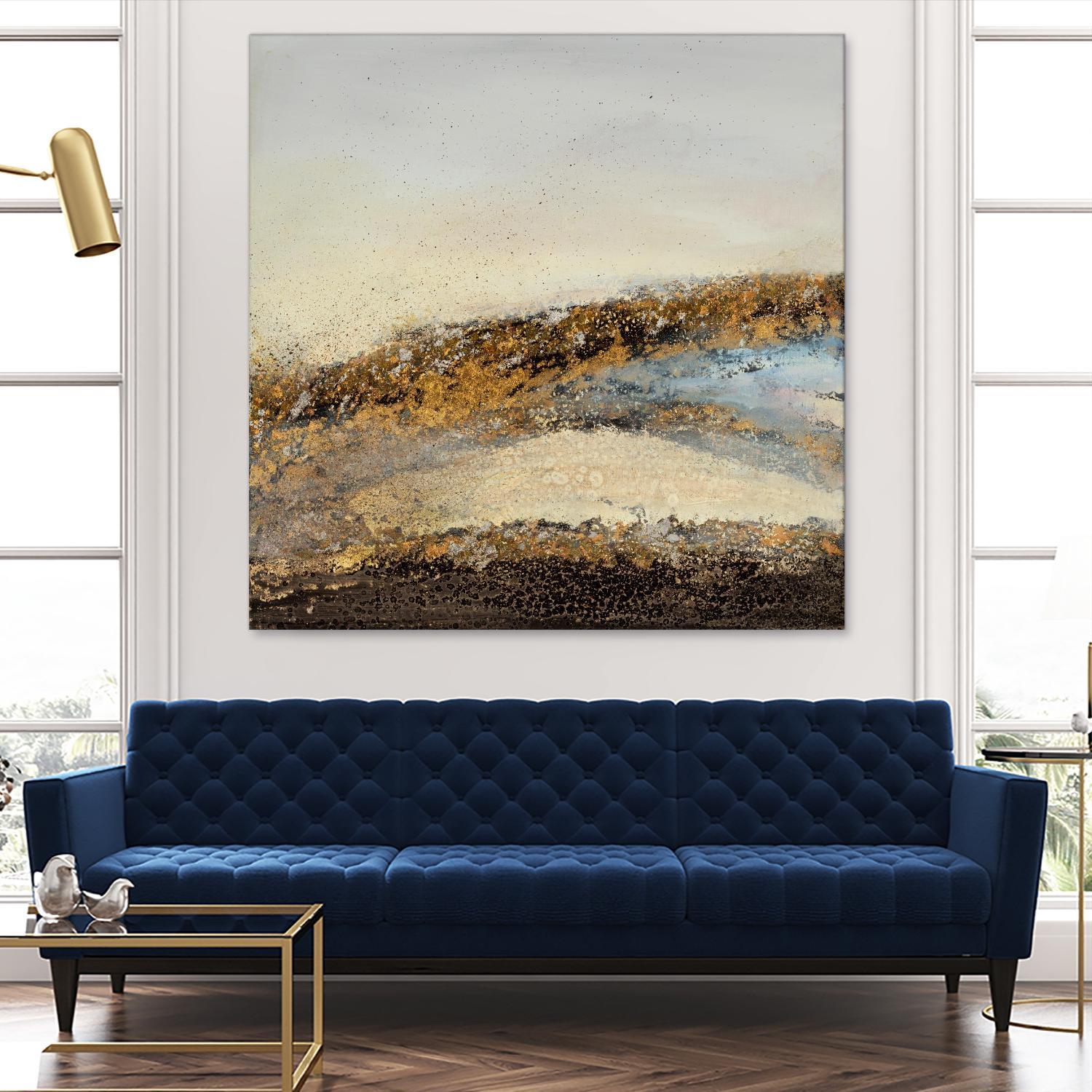 Off Road Adventure by Ruth Fromstein on GIANT ART - metallics abstract landscape abstract landscapes