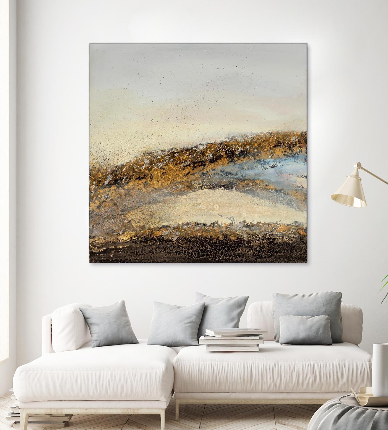Off Road Adventure by Ruth Fromstein on GIANT ART - metallics abstract landscape abstract landscapes