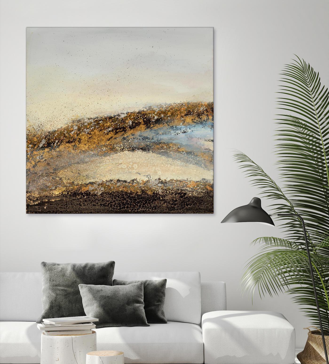 Off Road Adventure by Ruth Fromstein on GIANT ART - metallics abstract landscape abstract landscapes