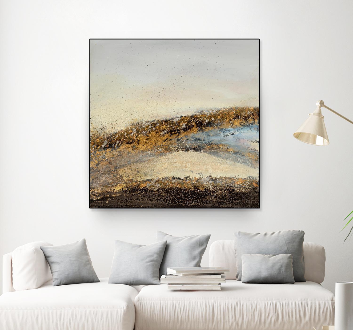 Off Road Adventure by Ruth Fromstein on GIANT ART - metallics abstract landscape abstract landscapes
