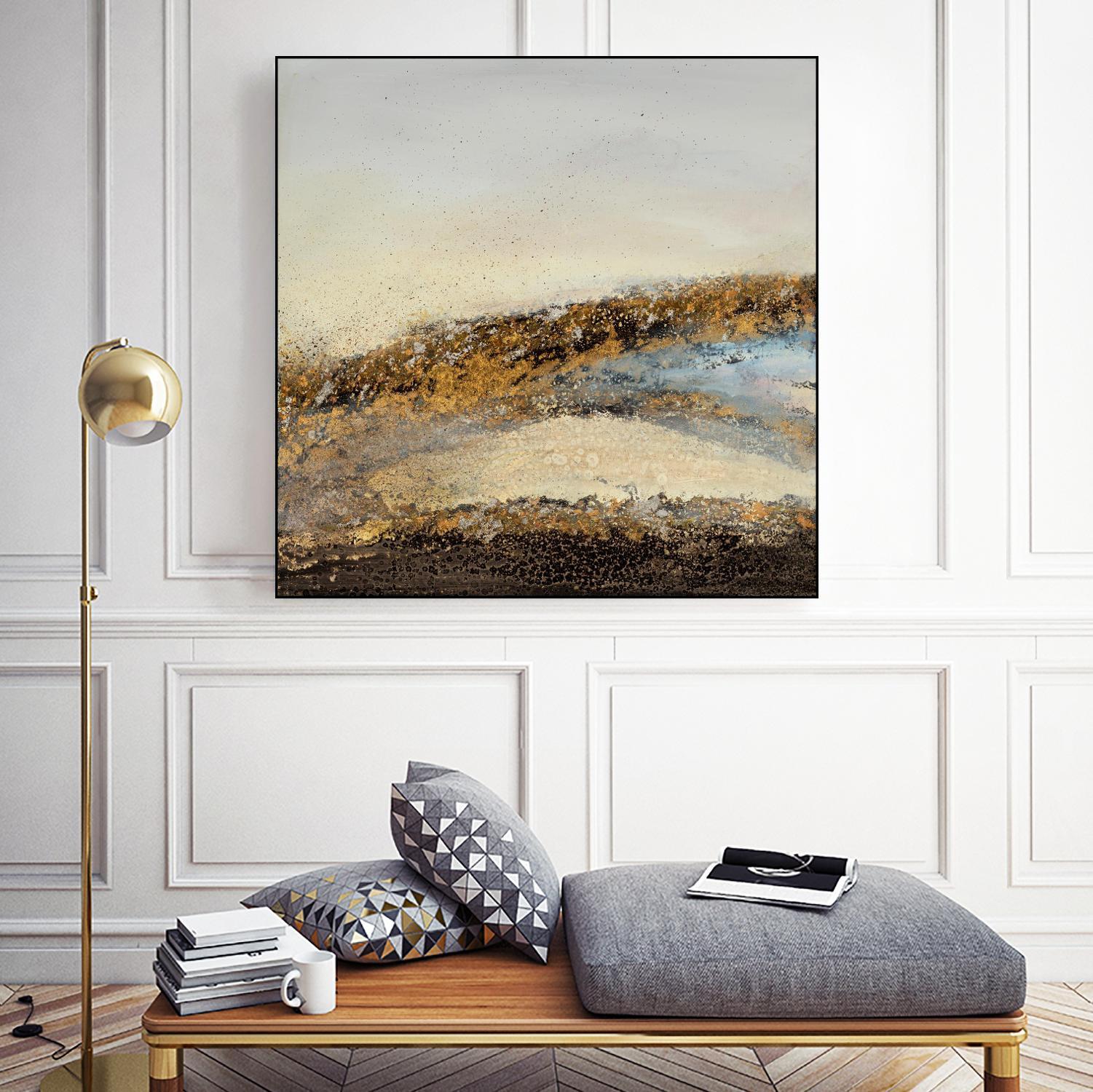Off Road Adventure by Ruth Fromstein on GIANT ART - metallics abstract landscape abstract landscapes