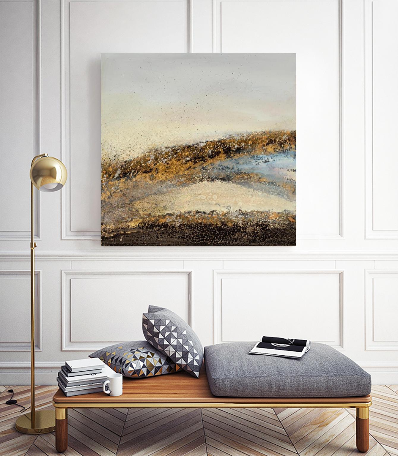 Off Road Adventure by Ruth Fromstein on GIANT ART - metallics abstract landscape abstract landscapes