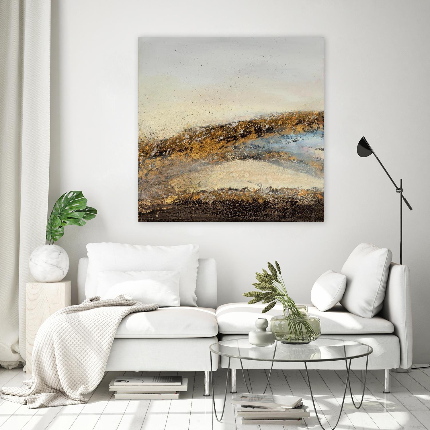 Off Road Adventure by Ruth Fromstein on GIANT ART - metallics abstract landscape abstract landscapes