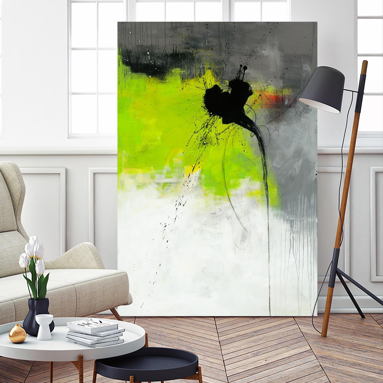 Metamorphosis by Ruth Fromstein on GIANT ART - greens abstract green