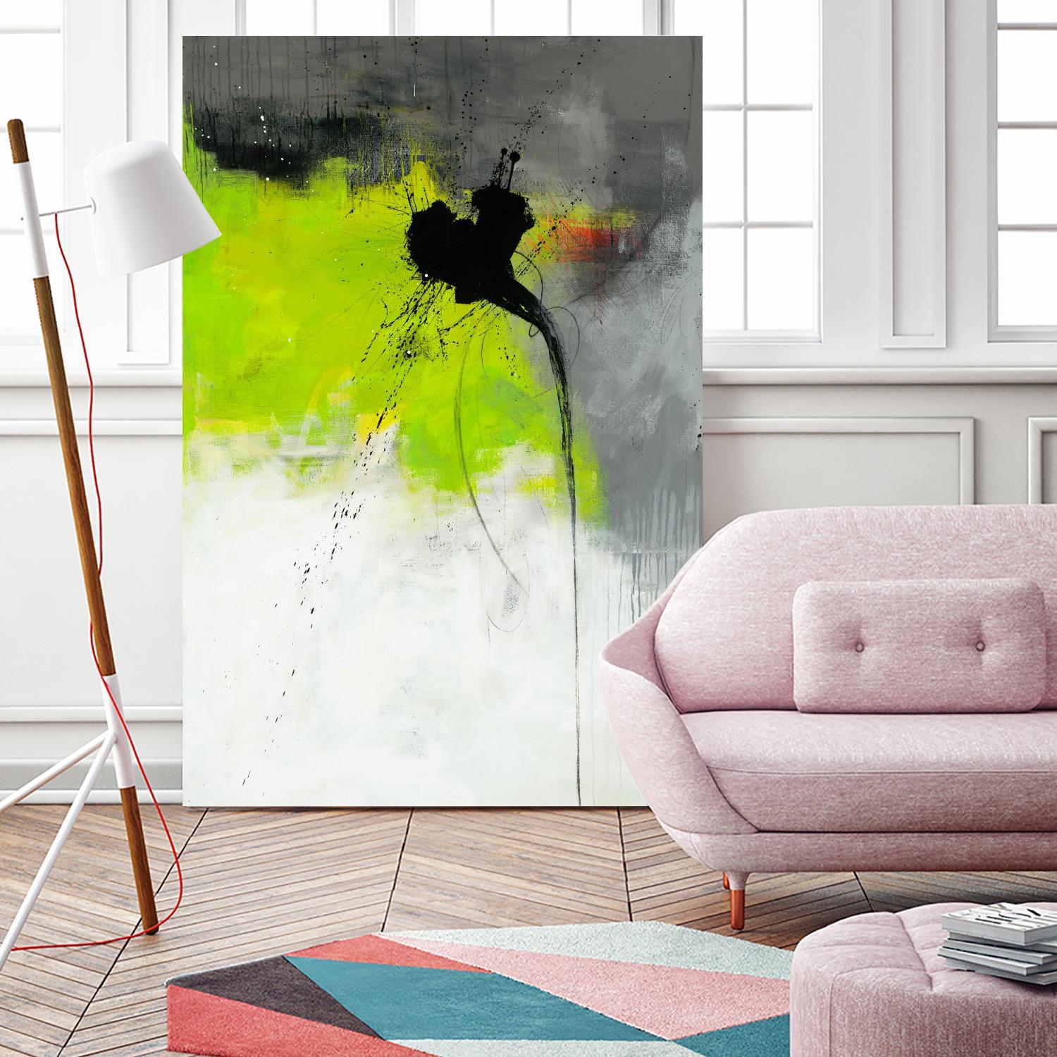 Metamorphosis by Ruth Fromstein on GIANT ART - greens abstract green