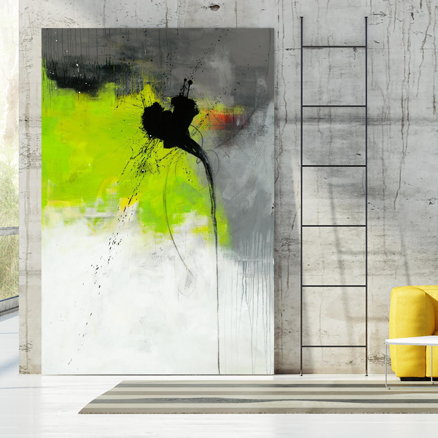 Metamorphosis by Ruth Fromstein on GIANT ART - greens abstract green