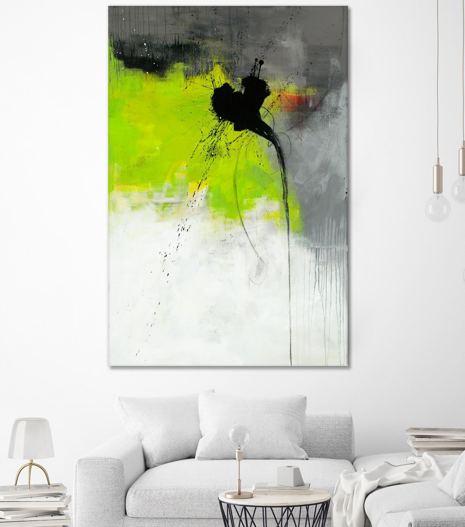 Metamorphosis by Ruth Fromstein on GIANT ART - greens abstract green