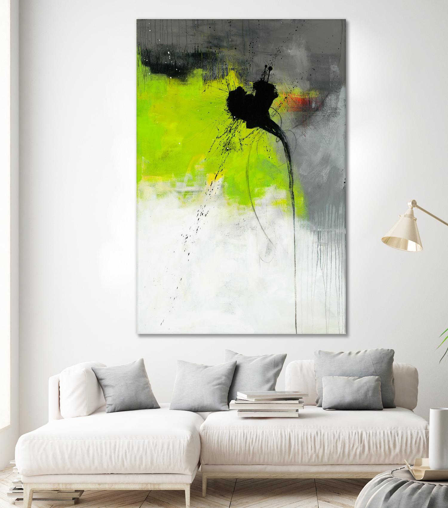 Metamorphosis by Ruth Fromstein on GIANT ART - greens abstract green