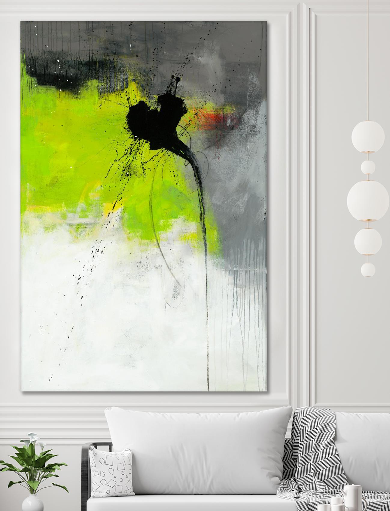 Metamorphosis by Ruth Fromstein on GIANT ART - greens abstract green