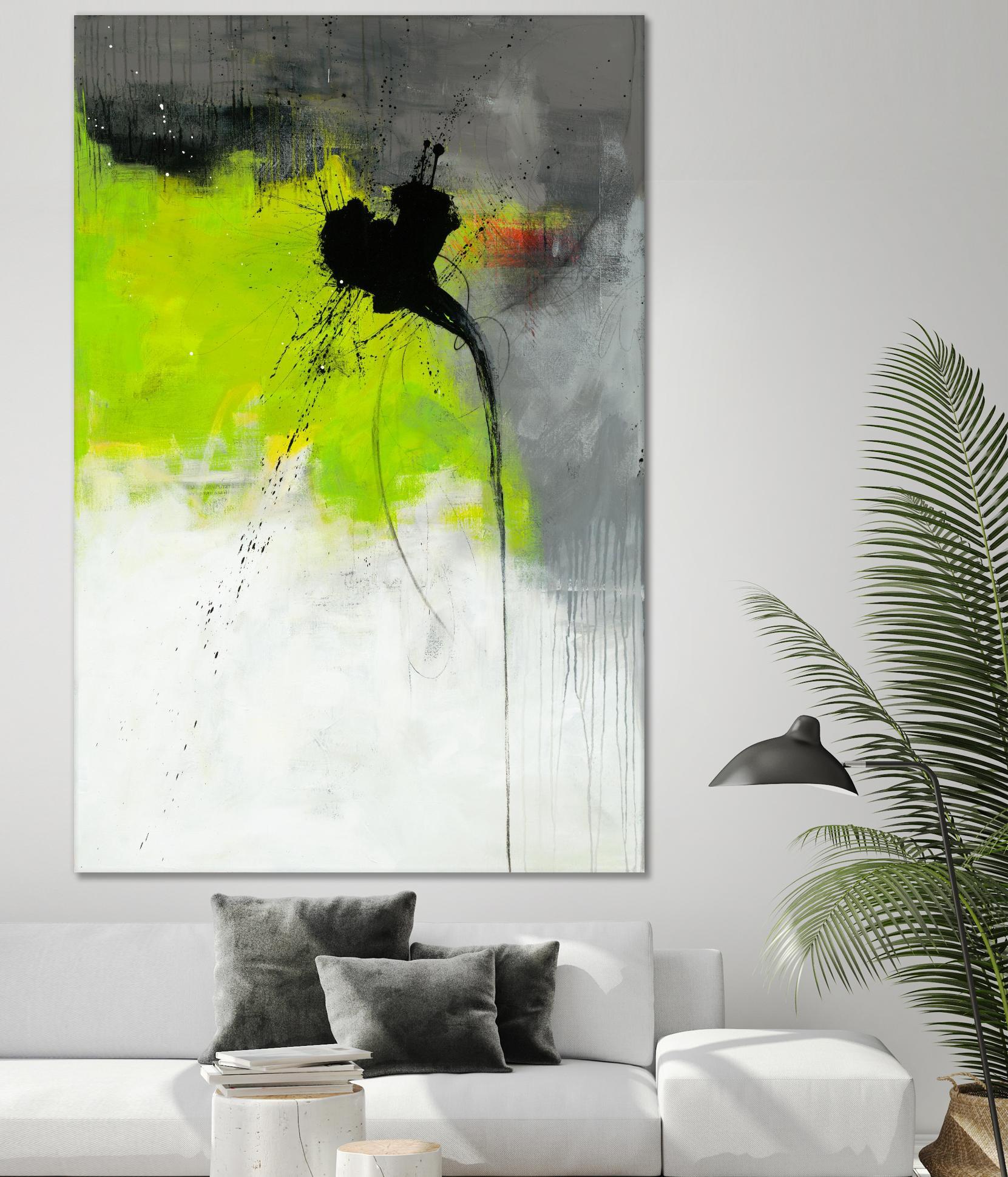 Metamorphosis by Ruth Fromstein on GIANT ART - greens abstract green
