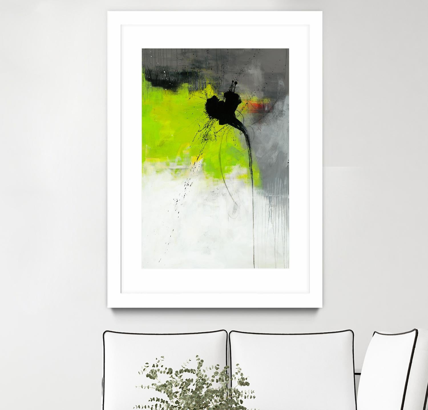 Metamorphosis by Ruth Fromstein on GIANT ART - greens abstract green