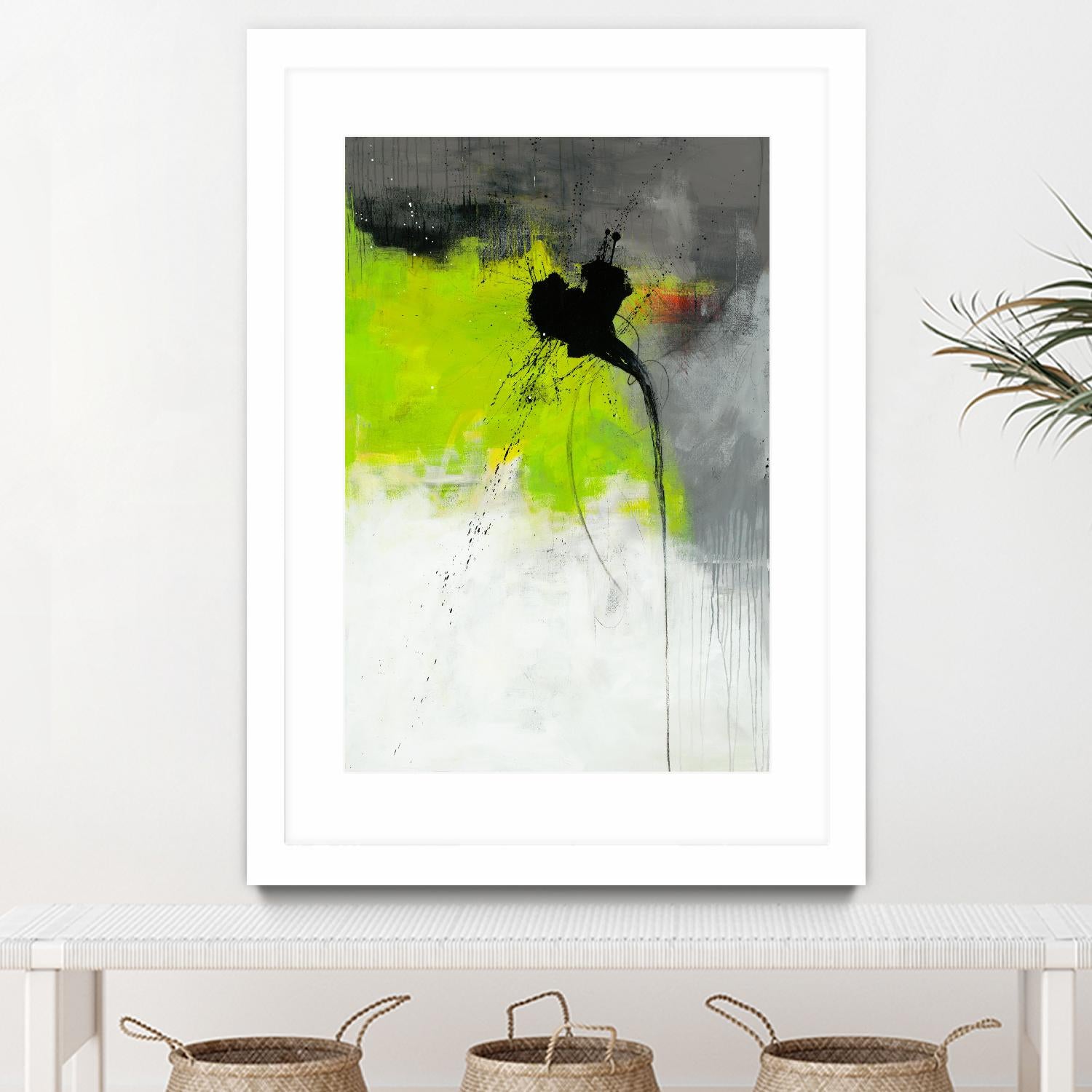 Metamorphosis by Ruth Fromstein on GIANT ART - greens abstract green