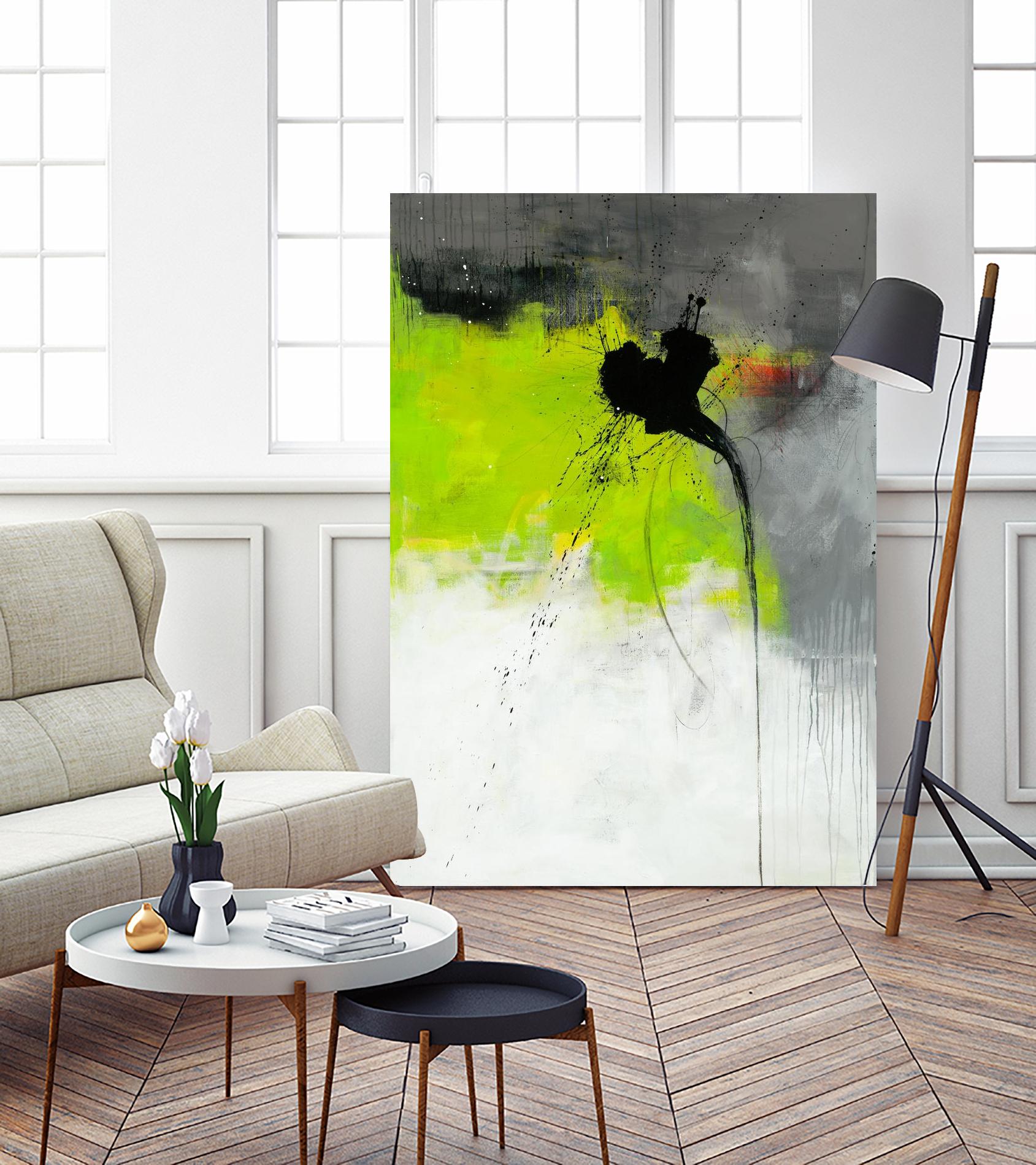 Metamorphosis by Ruth Fromstein on GIANT ART - greens abstract green